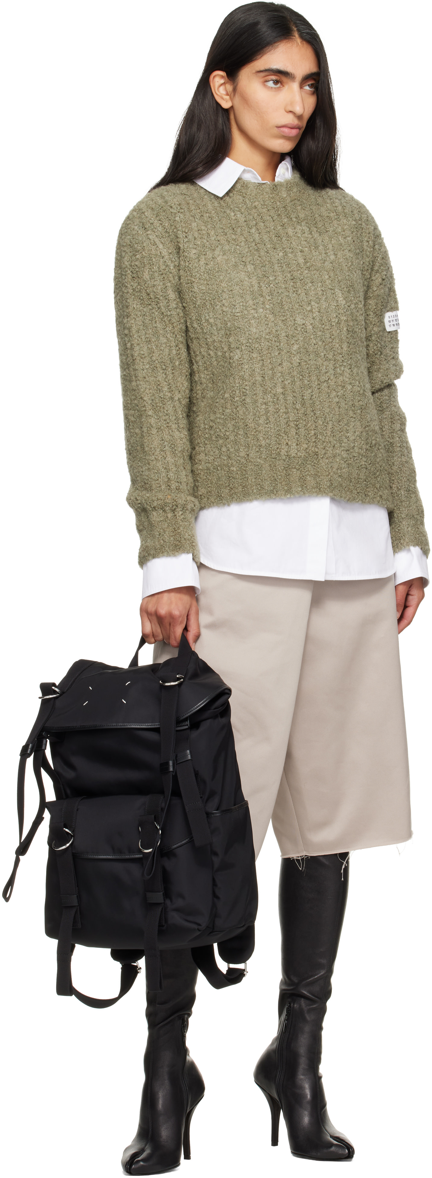 Maison Margiela - Black High Tech Medium Backpack