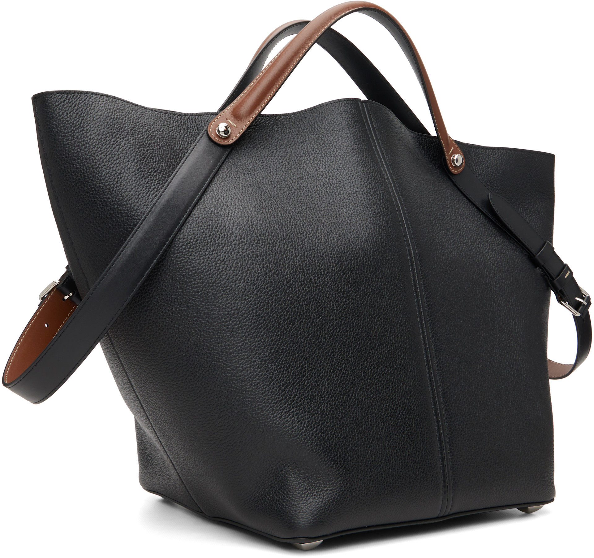 Maison Margiela: Black Dress-Age Large Bag | SSENSE
