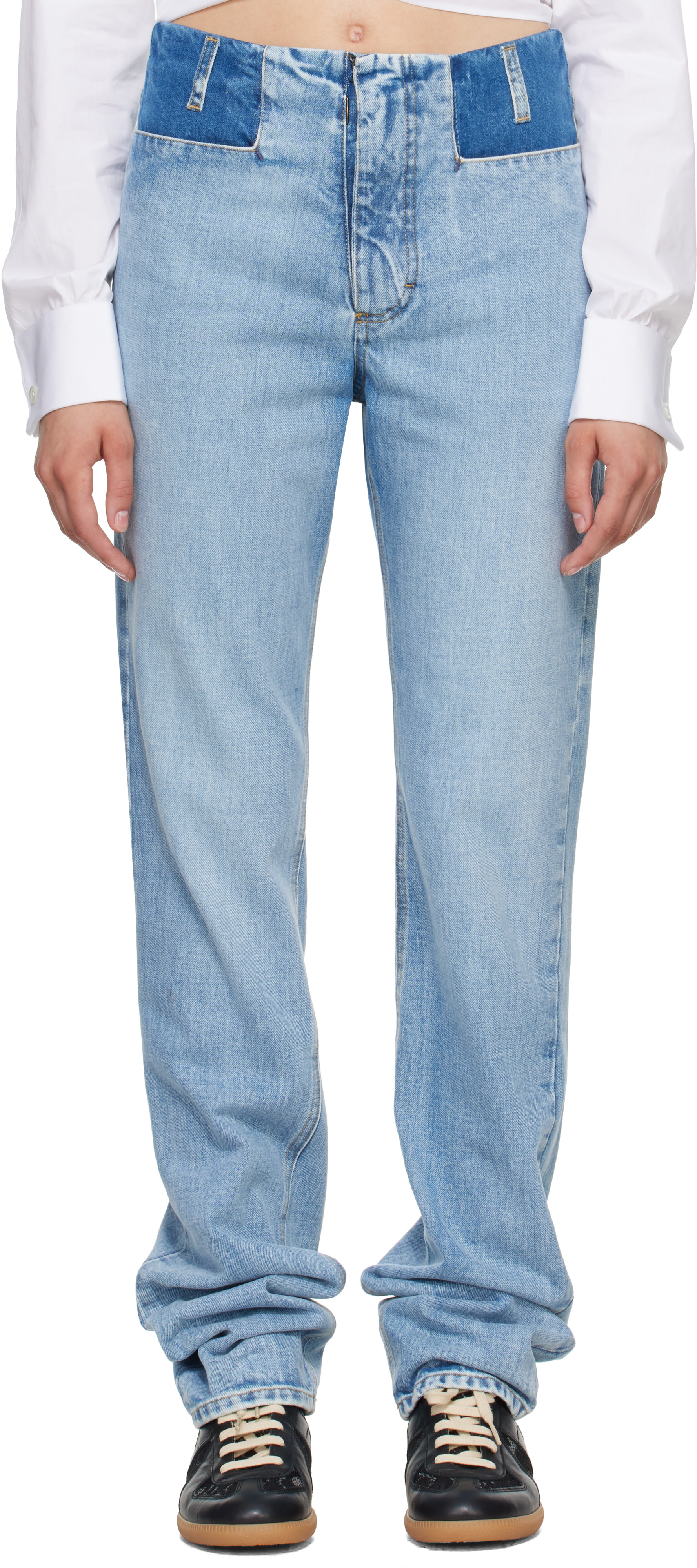 Maison Margiela - Jean bleu à deux tons