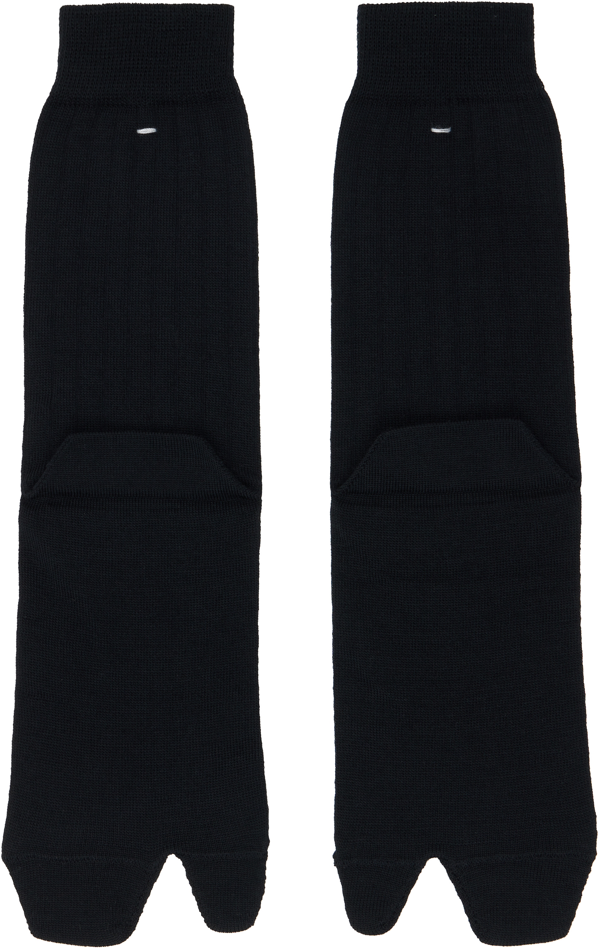 Maison Margiela - Black Wool Tabi Socks