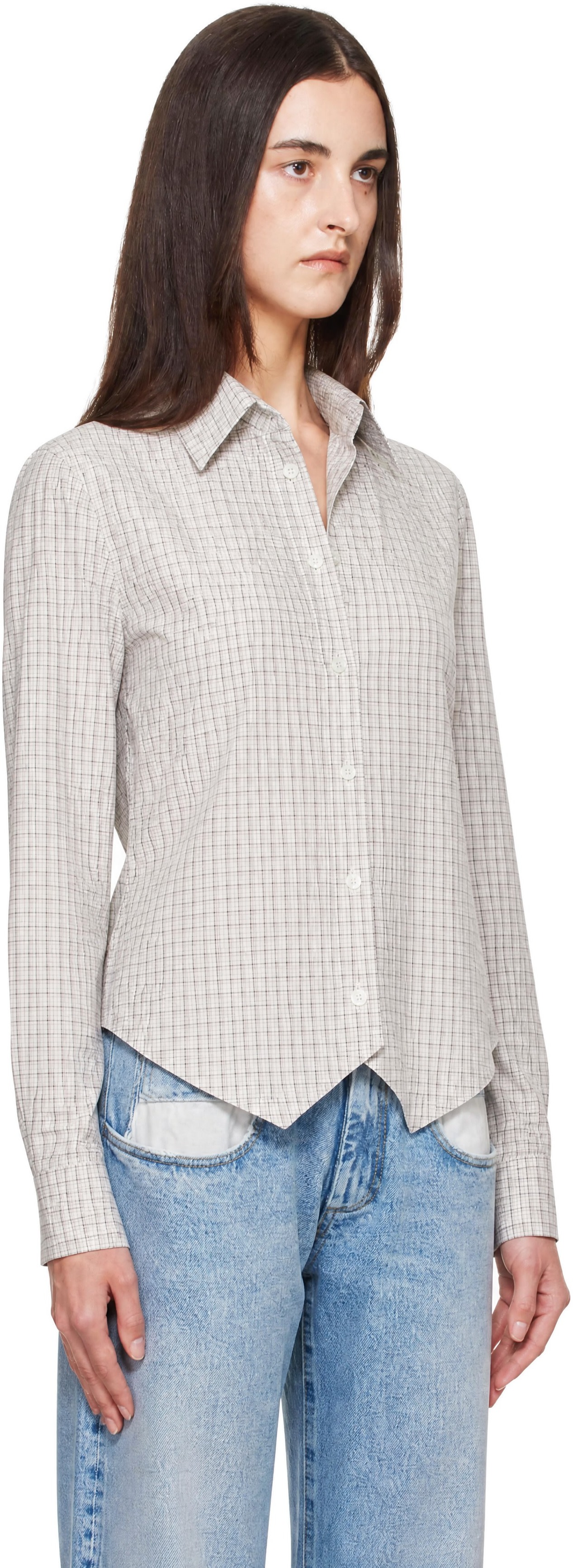 Maison Margiela - Chemise ajustée grise