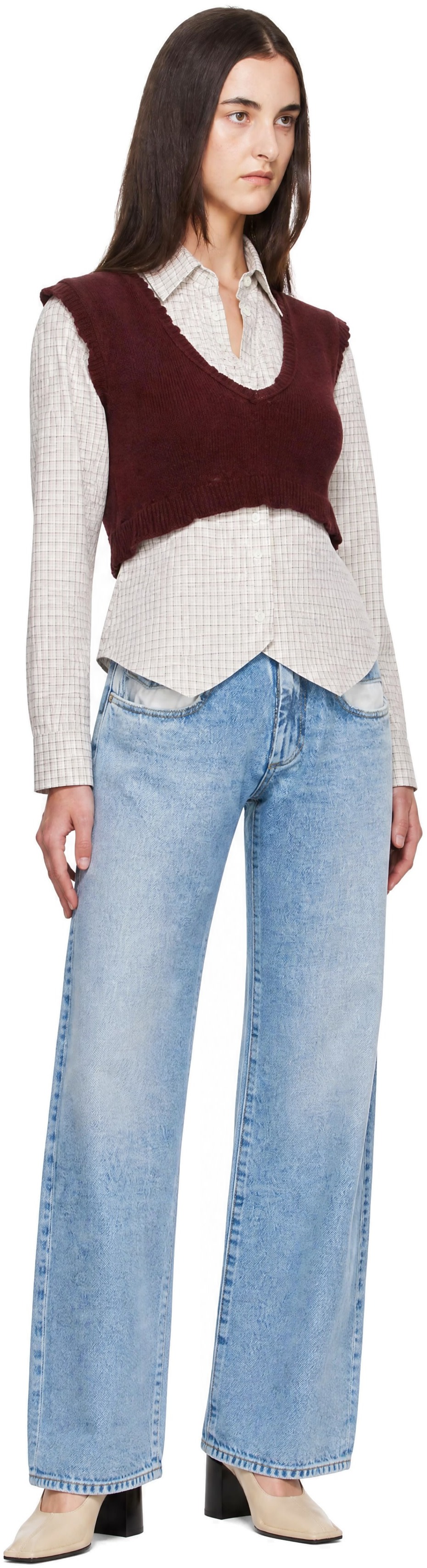 Maison Margiela - Chemise ajustée grise