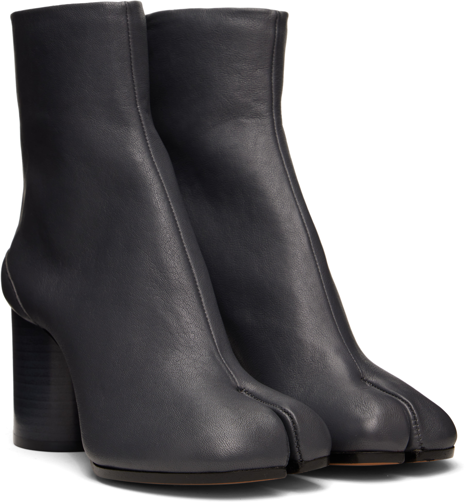 Maison Margiela - Bottines grises à bout Tabi