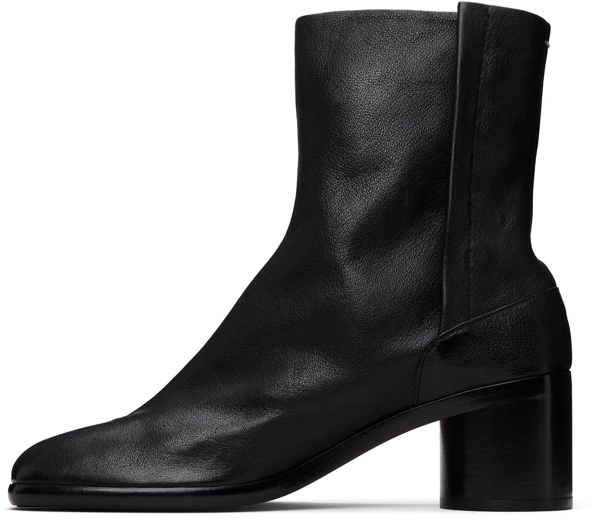 Maison Margiela - Bottines noires à bout Tabi