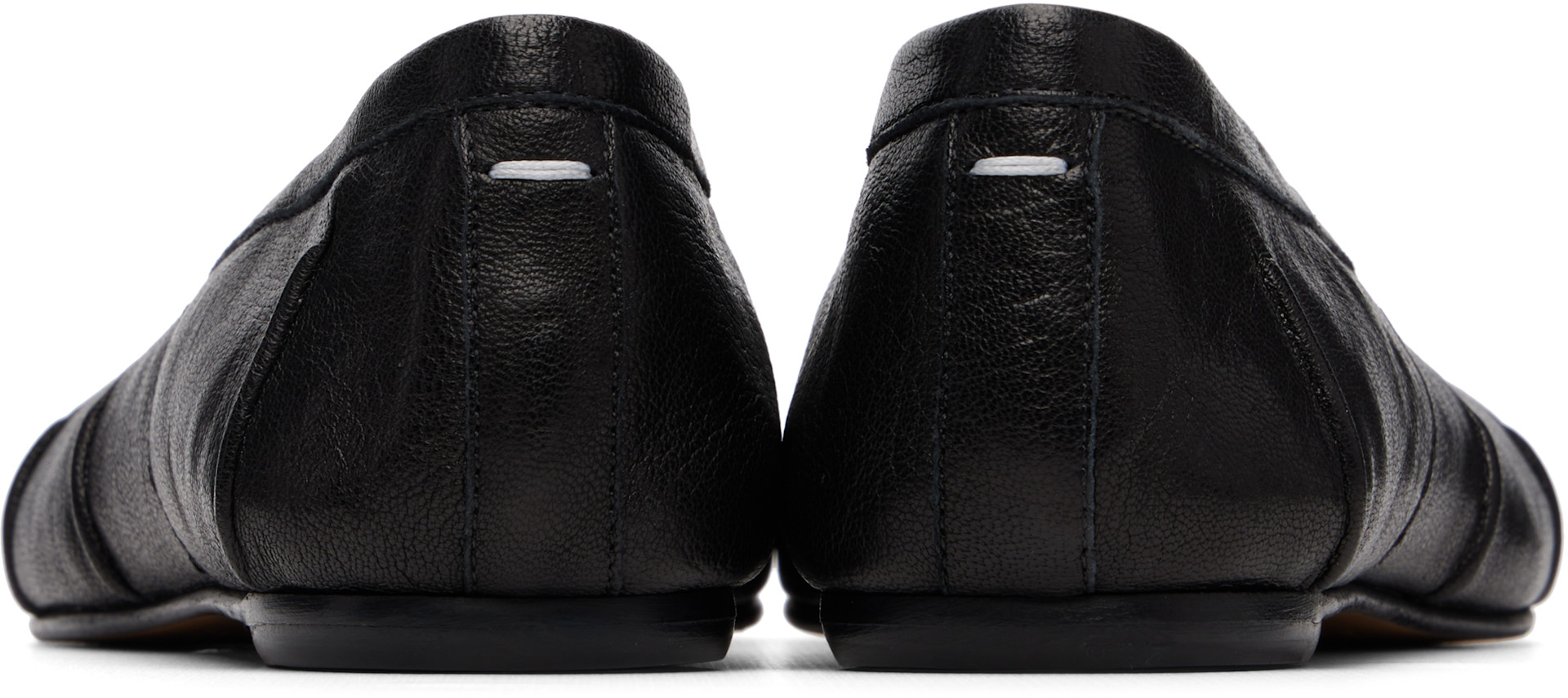 Maison Margiela: ブラック Tabi New バレエシューズ | SSENSE 日本