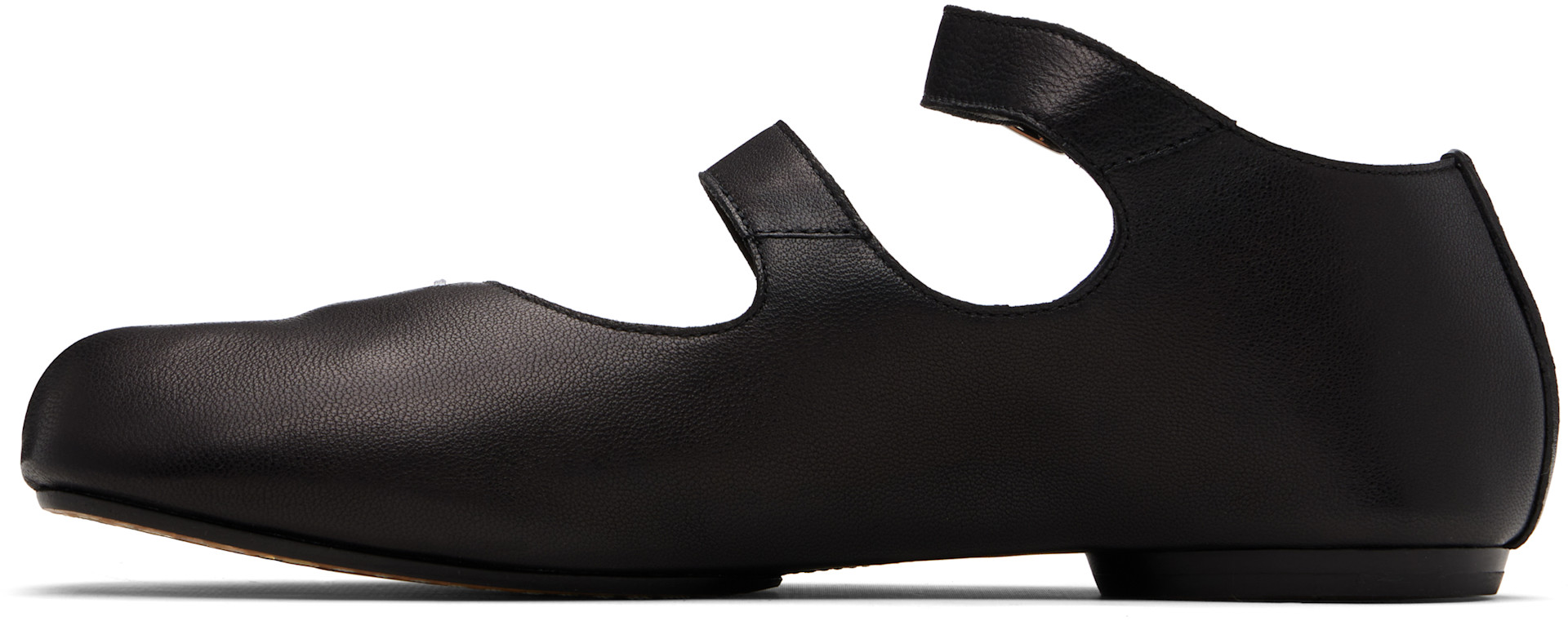 Maison Margiela: ブラック Tabi バレエシューズ | SSENSE 日本