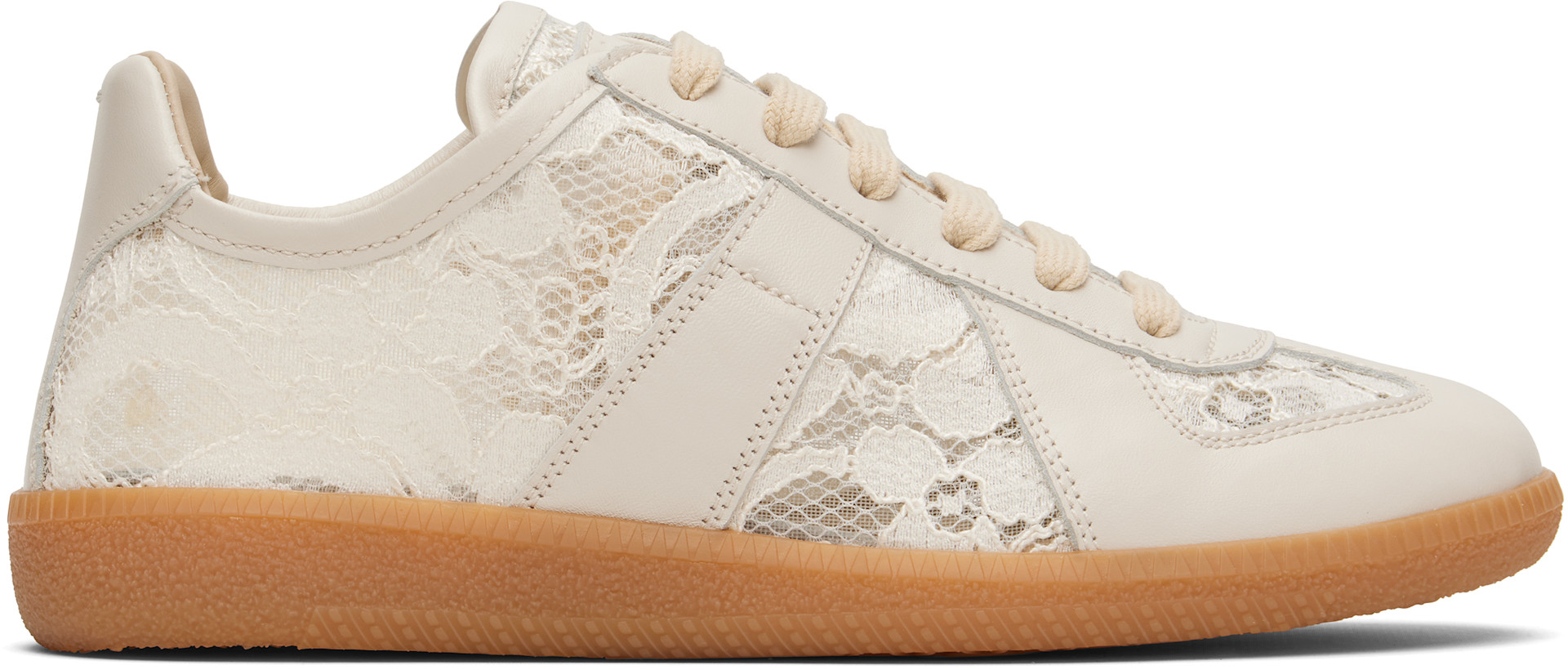 Maison Margiela: オフホワイト Replica スニーカー | SSENSE 日本