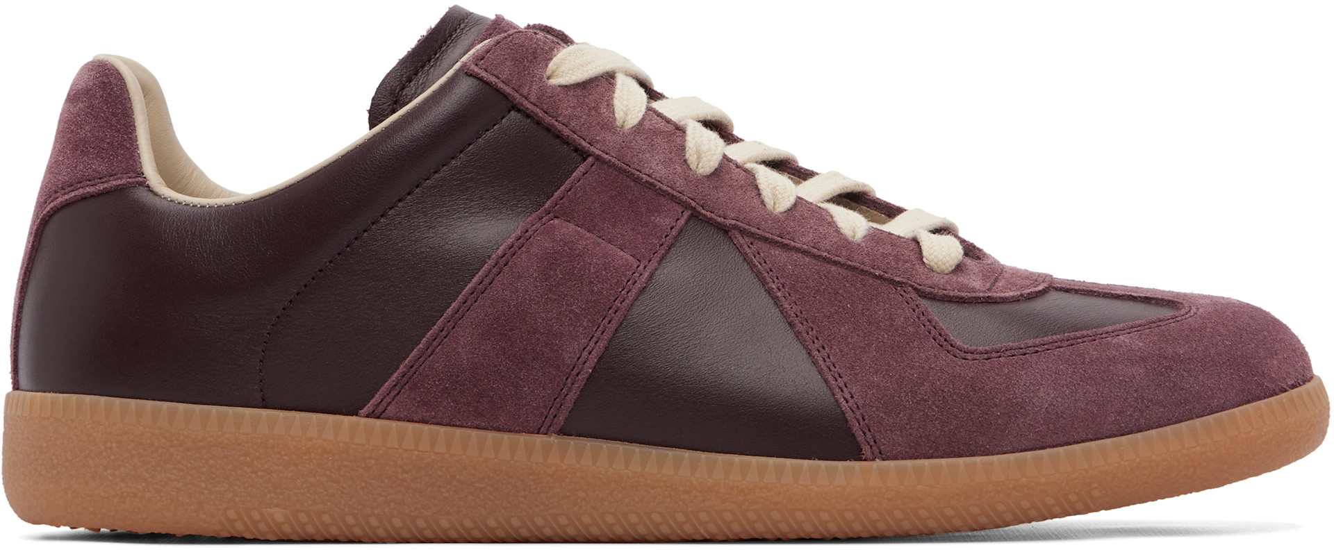 Maison Margiela - Burgundy Replica Sneakers