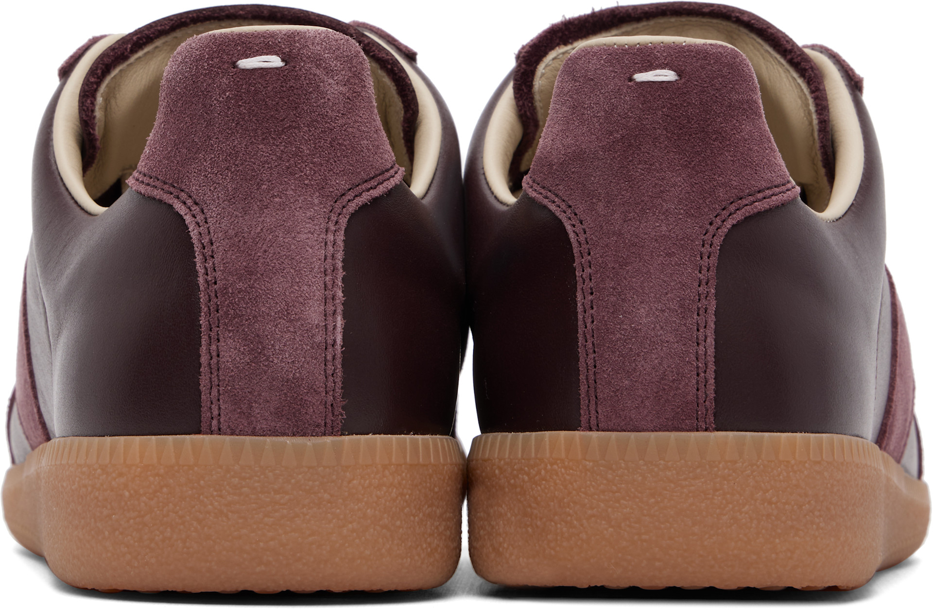 Maison Margiela - Burgundy Replica Sneakers