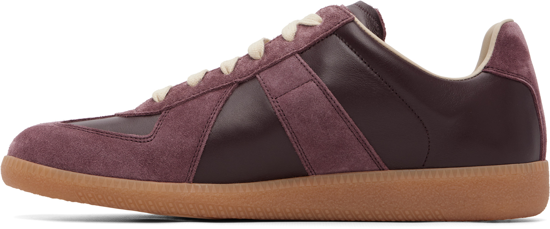 Maison Margiela - Burgundy Replica Sneakers