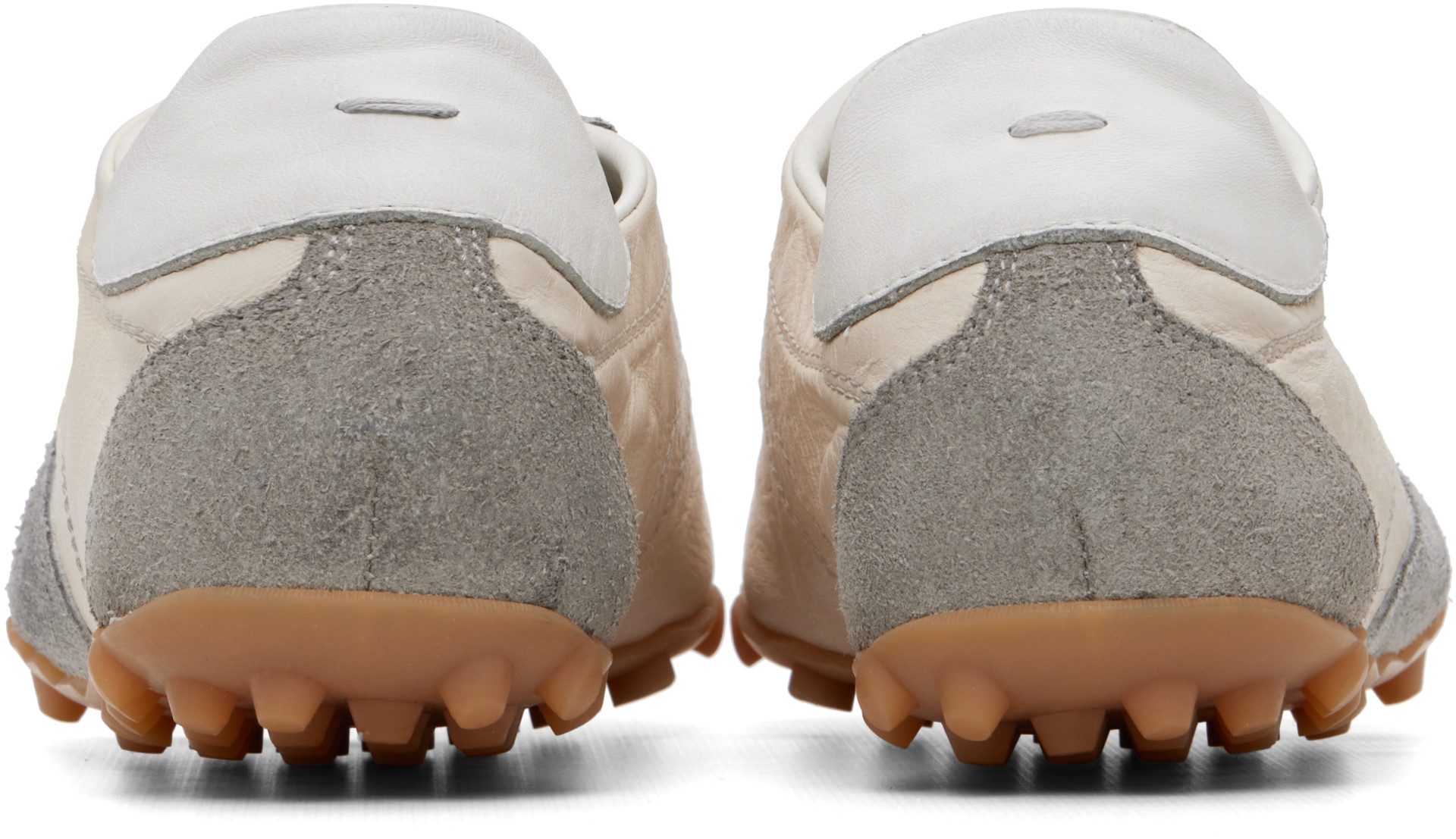 Maison Margiela - Baskets Sprinters blanc cassé et gris