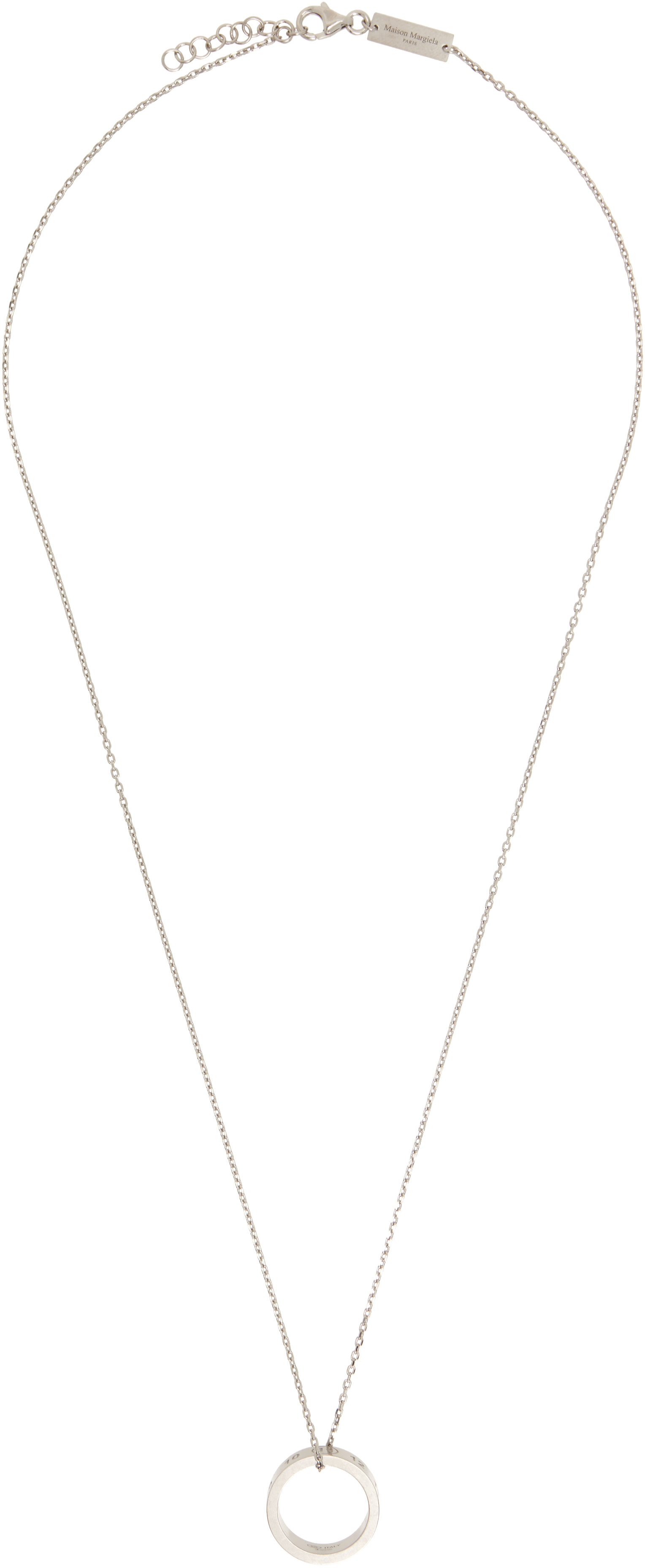 Maison Margiela - Collier Reference à logo numérique