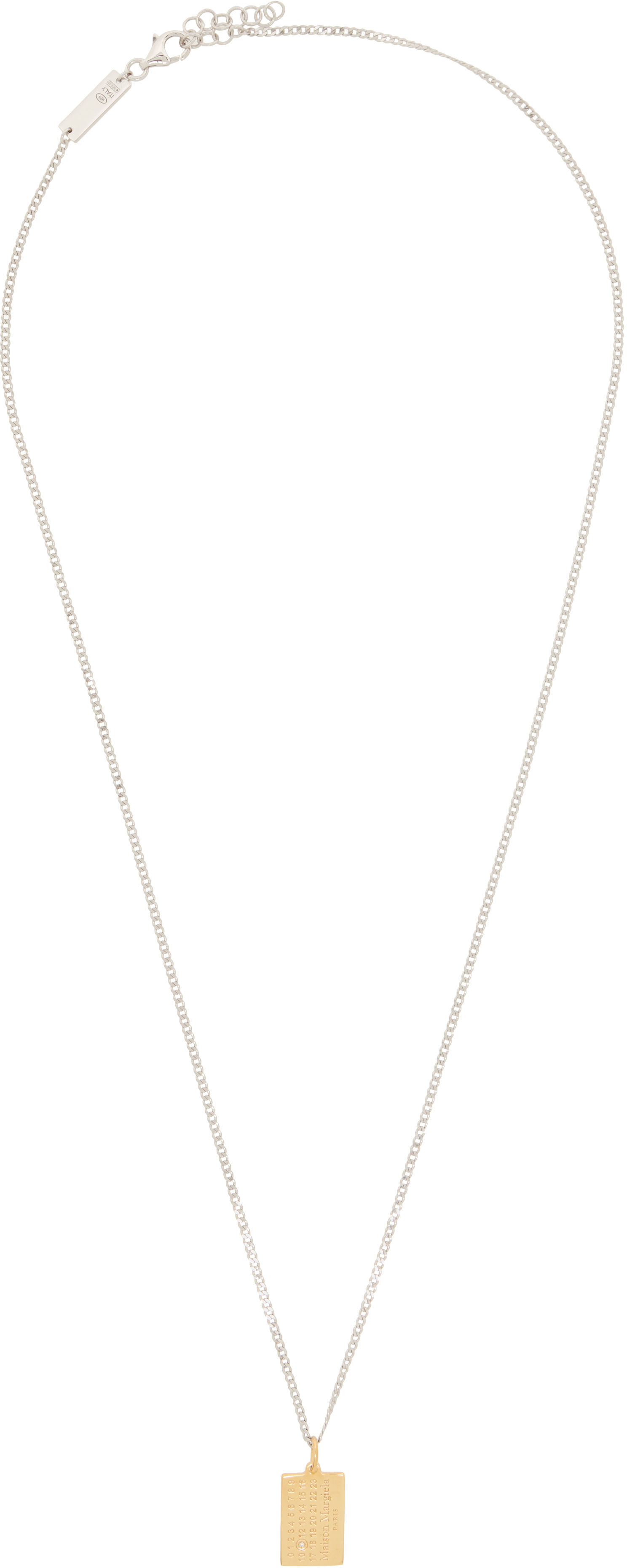 Maison Margiela - Numeric Diamond Pendant Necklace