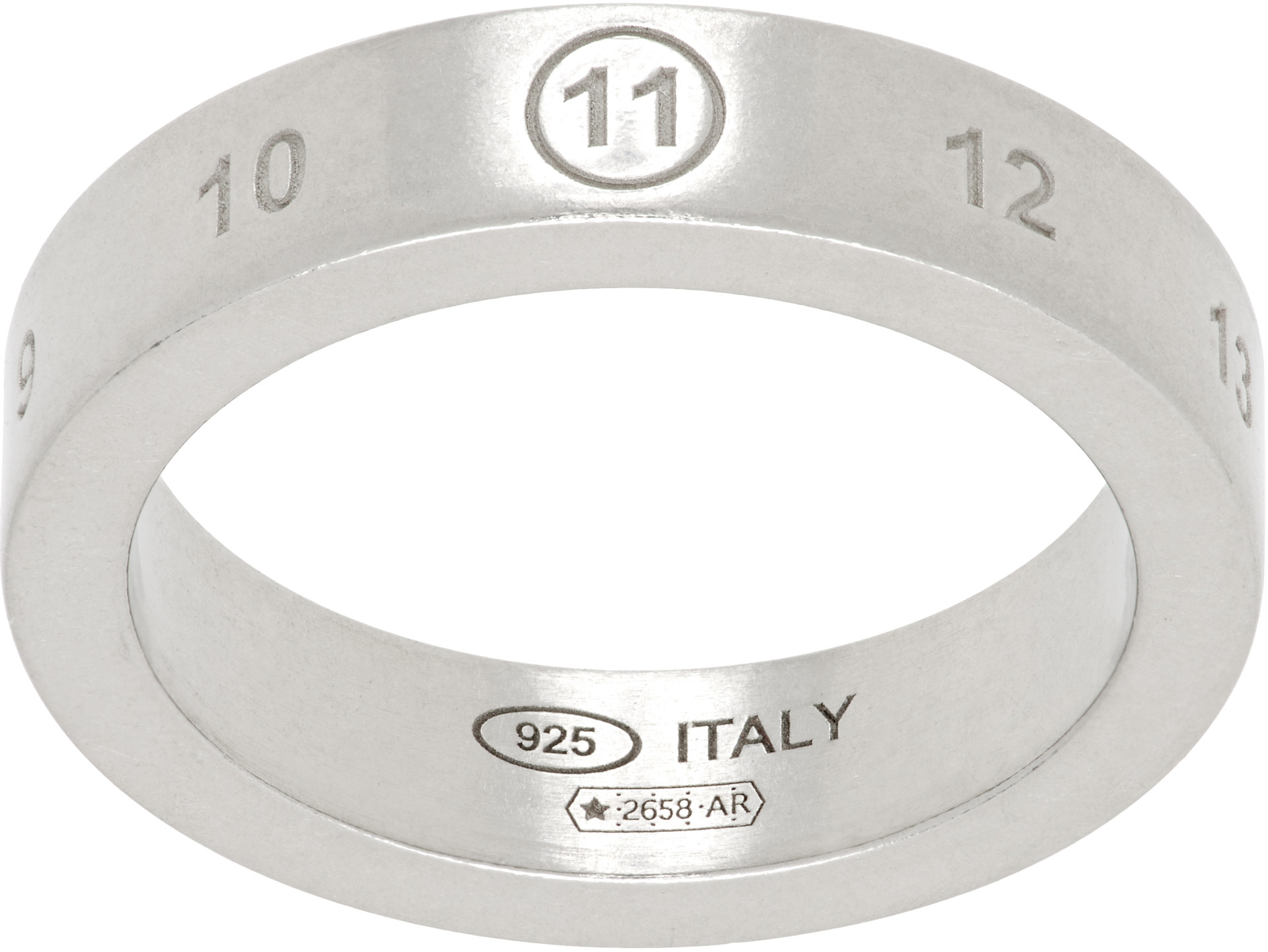 Maison Margiela - Bague Reference à logo numérique
