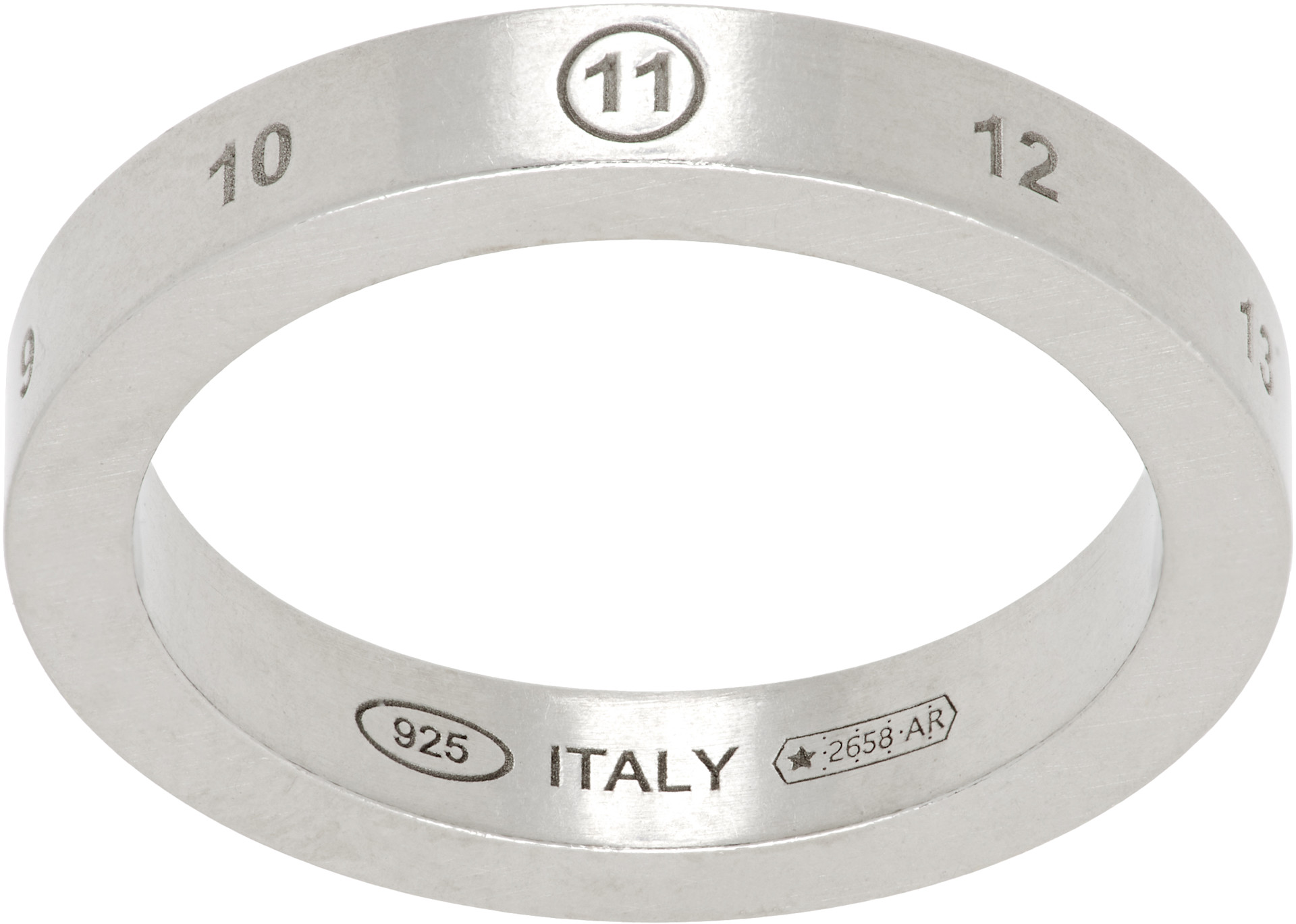 Maison Margiela - Bague Reference à logo numérique