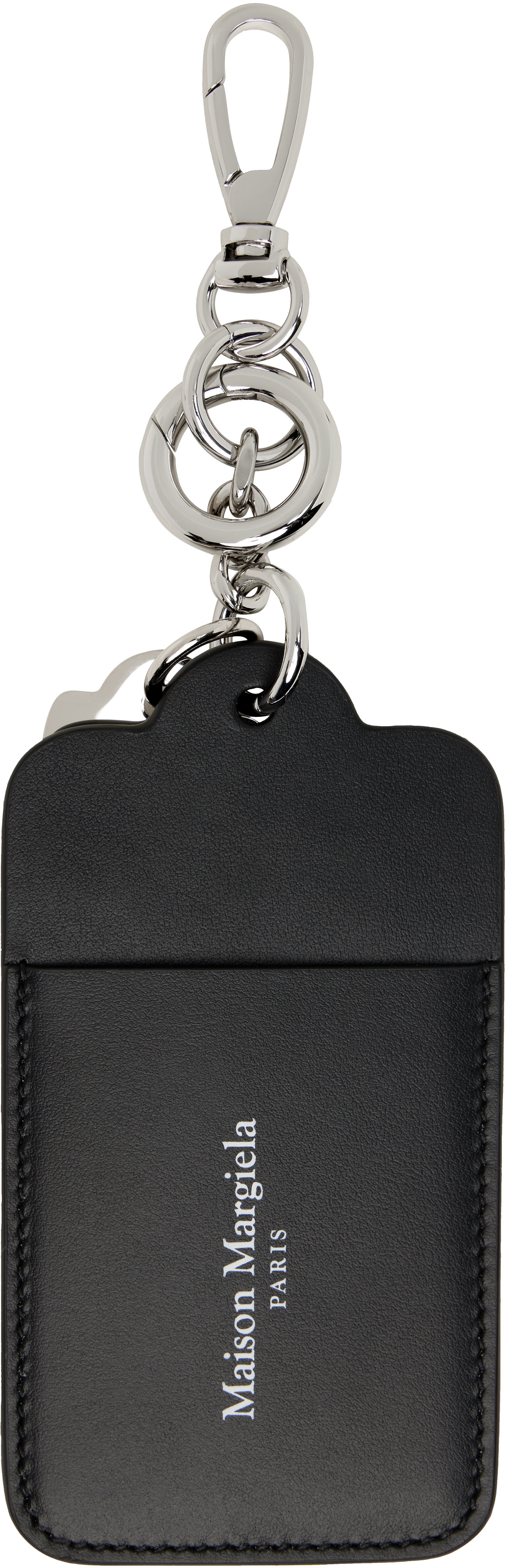 Maison Margiela - Black Double Tag Keychain