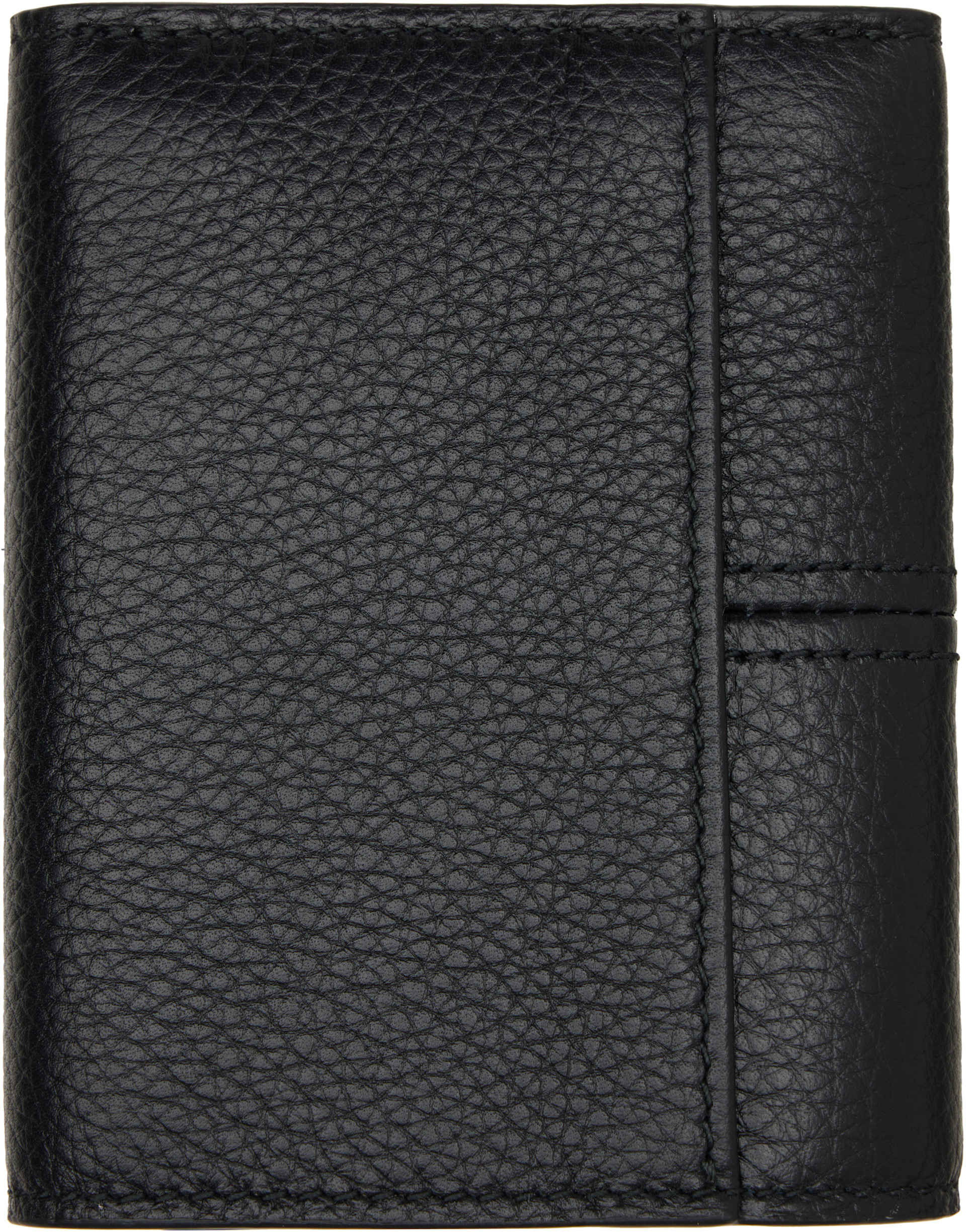 Maison Margiela - Black Four Stitches Trifold Wallet