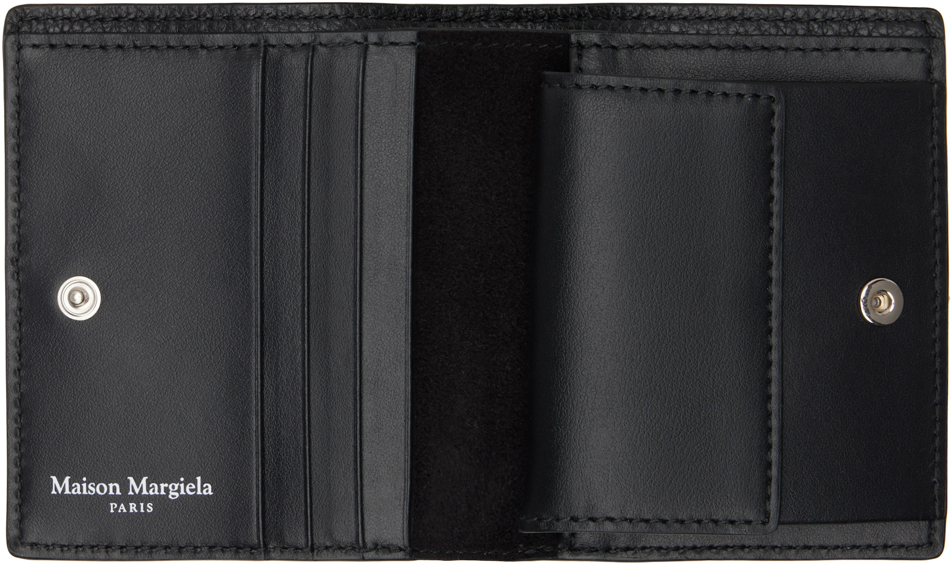Maison Margiela - Black Four Stitches Wallet
