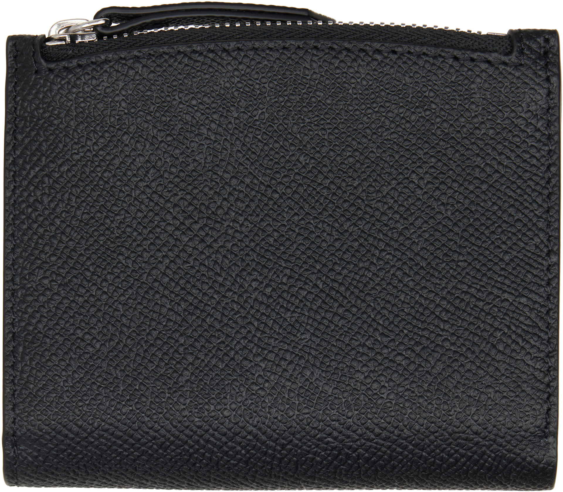 Maison Margiela: Black Four Stitches Wallet | SSENSE