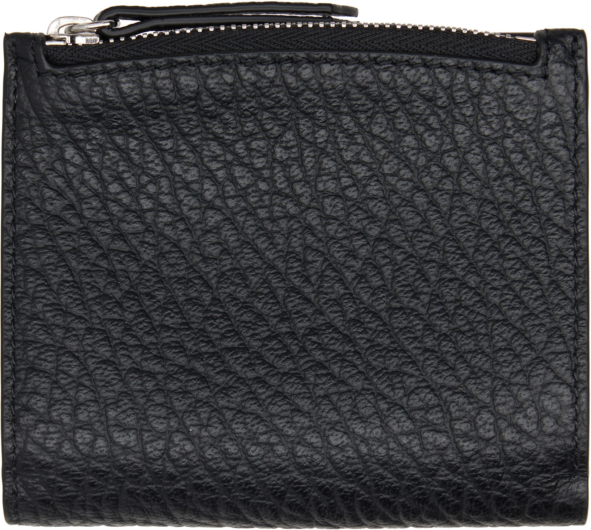 Maison Margiela: Black Four Stitches Wallet | SSENSE