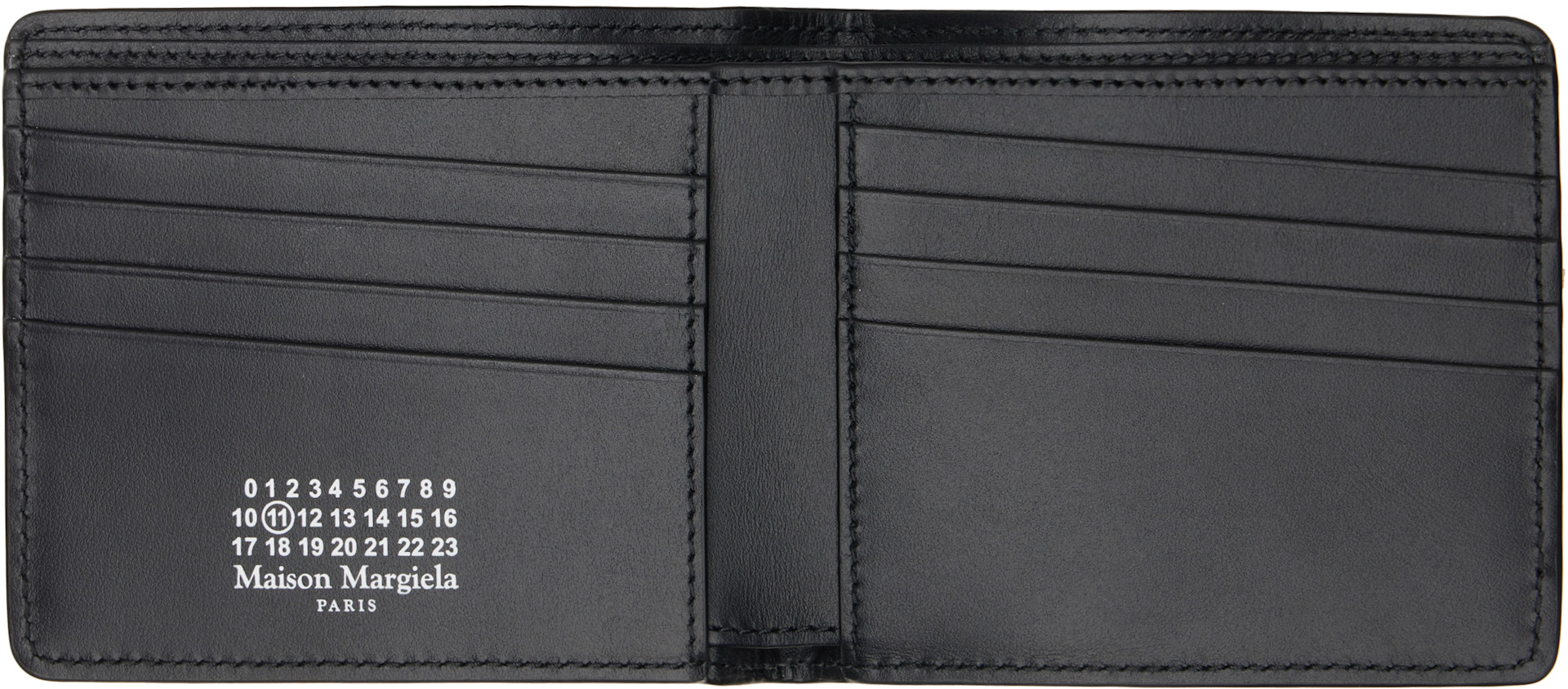 Maison Margiela - Black Four Stitches Wallet