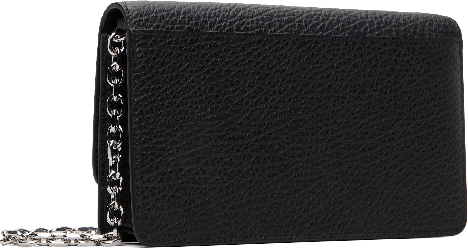 Maison Margiela - Black Four Stitches Chain Wallet