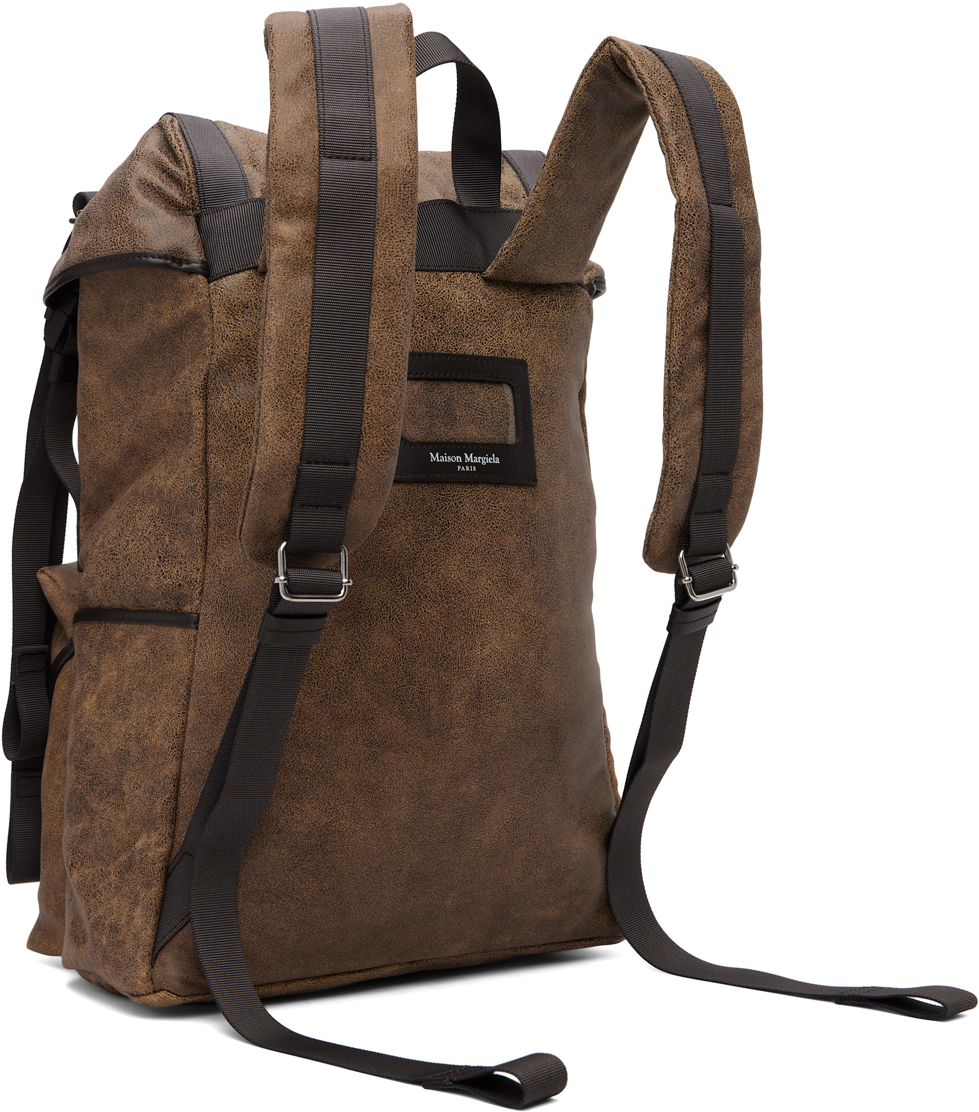 Maison Margiela - Brown High Tech Medium Backpack