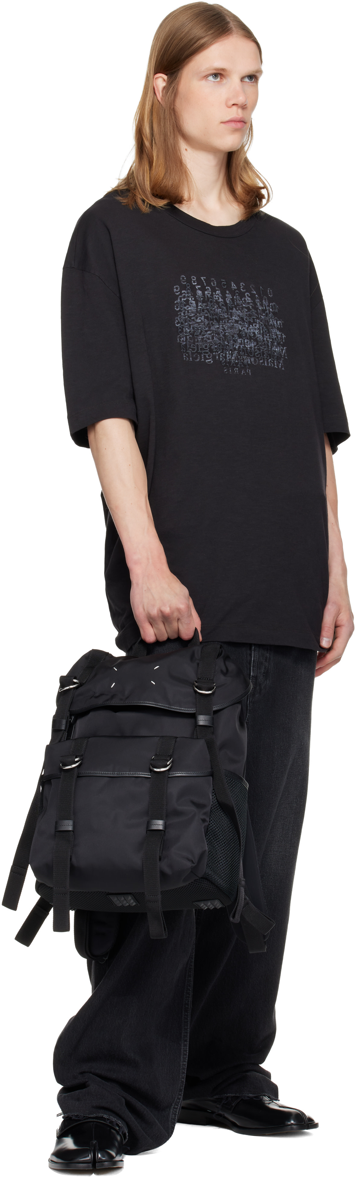 Maison Margiela - Black High Tech Medium Backpack