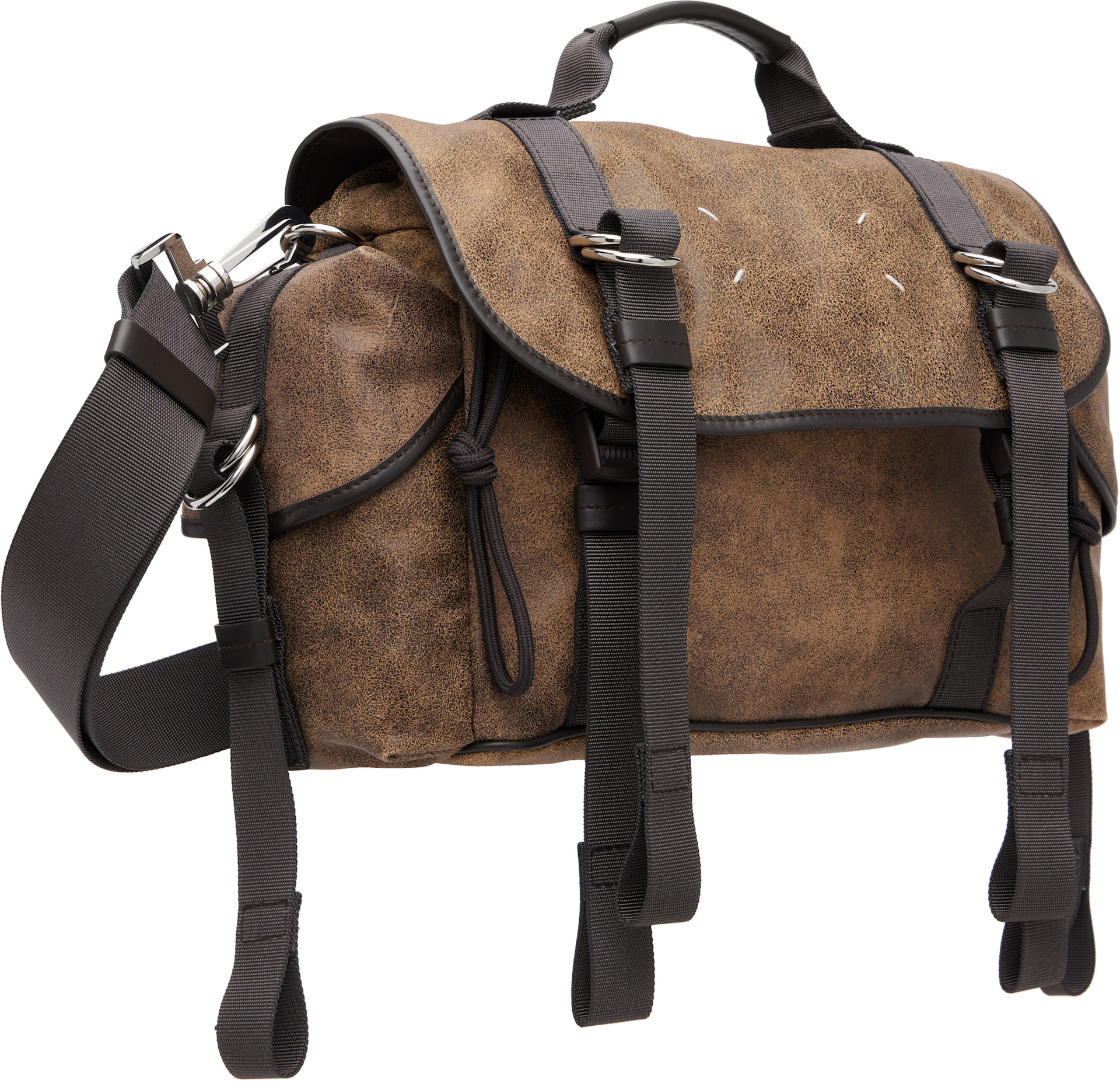 Maison Margiela - Brown High Tech Small Messenger Bag