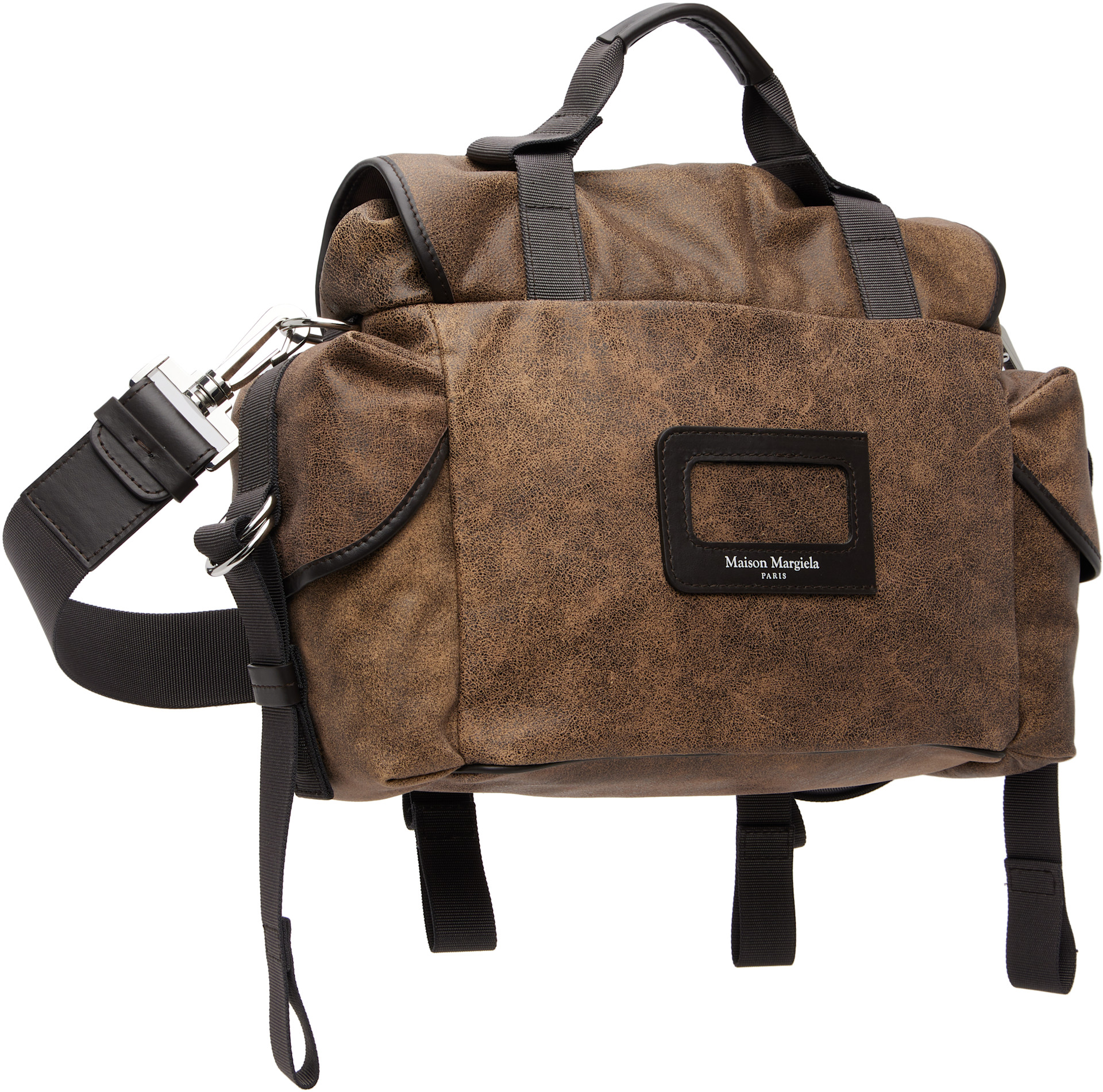 Maison Margiela - Brown High Tech Small Messenger Bag