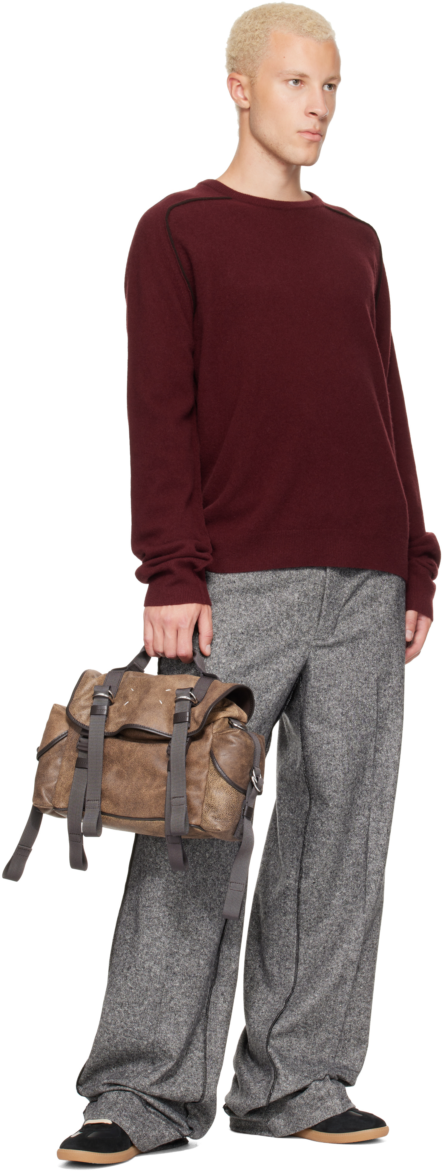 Maison Margiela - Brown High Tech Small Messenger Bag