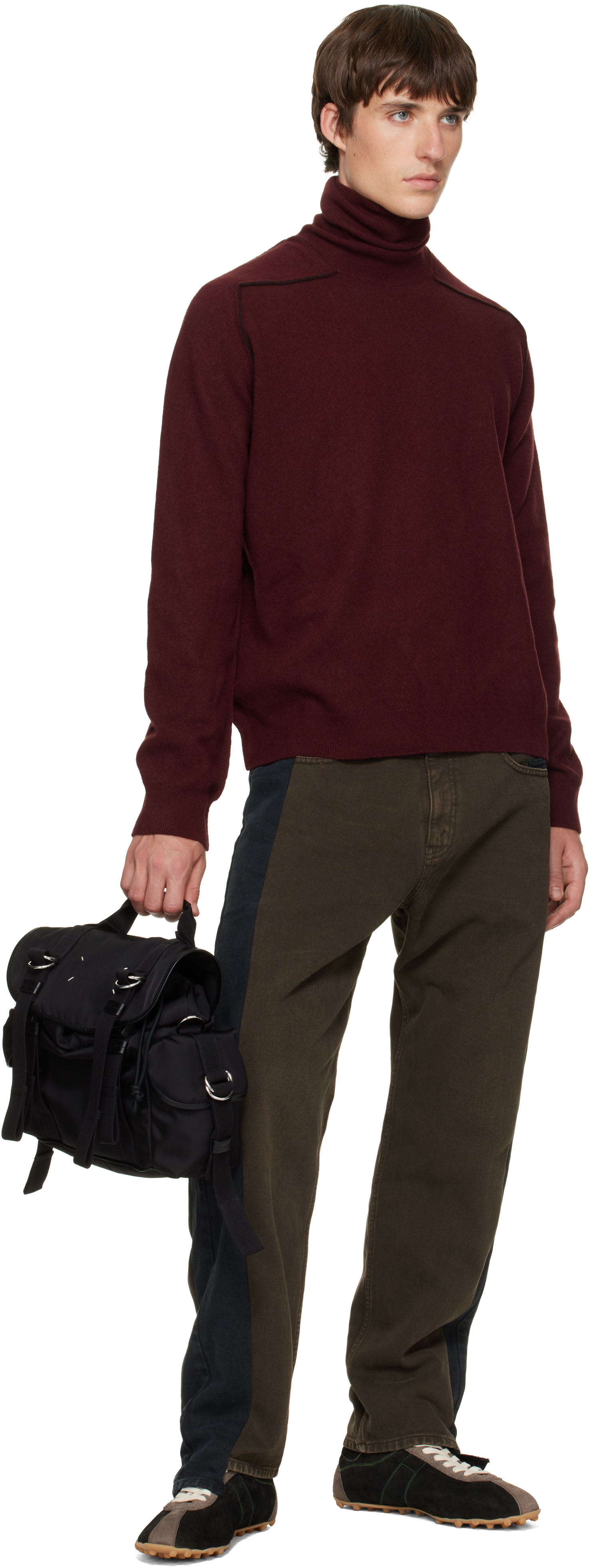 Maison Margiela - Black Small High Tech Messenger Bag