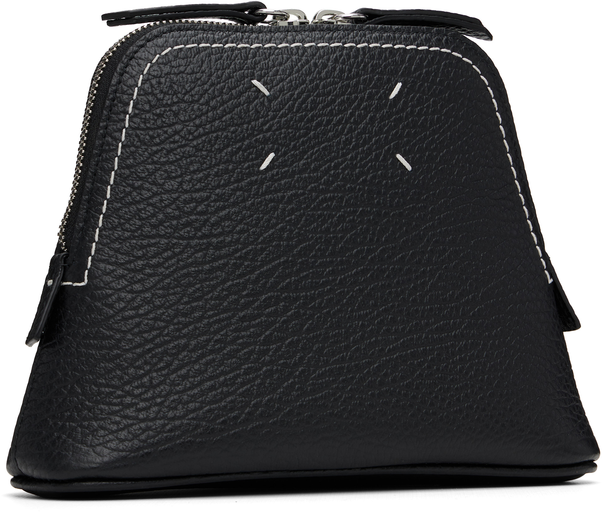 Maison Margiela: Black 5AC Beauty Pouch | SSENSE