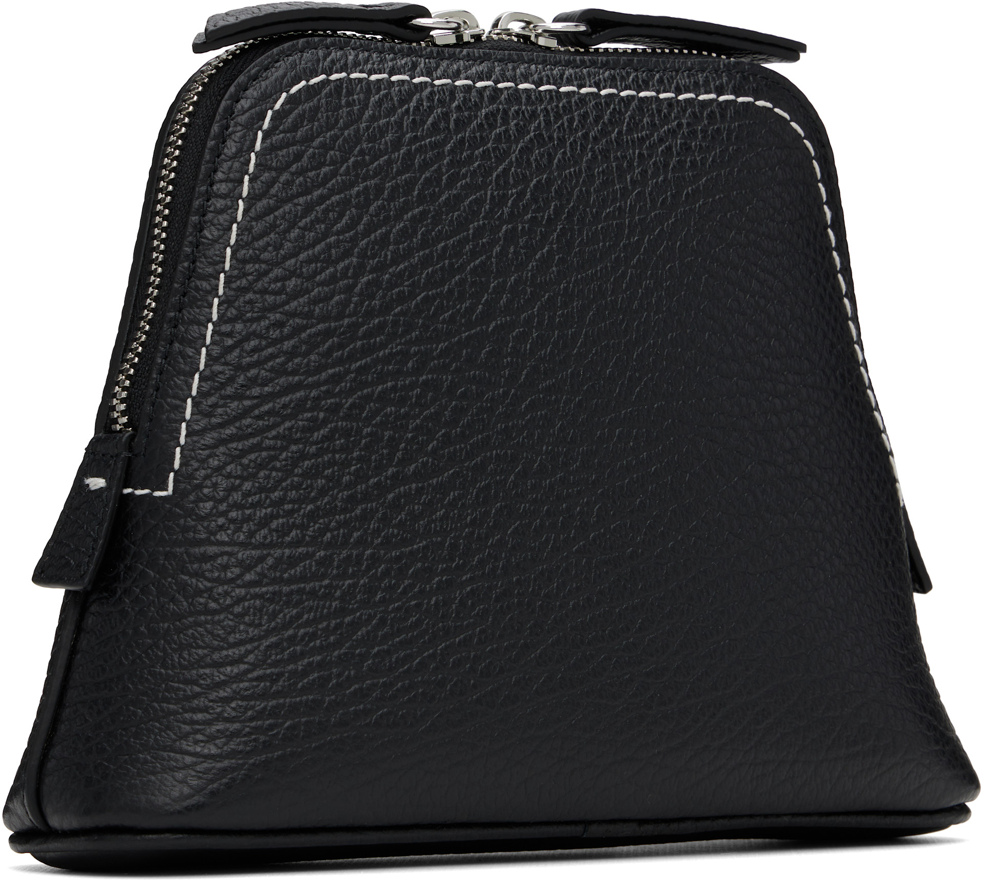Maison Margiela: Black 5AC Beauty Pouch | SSENSE