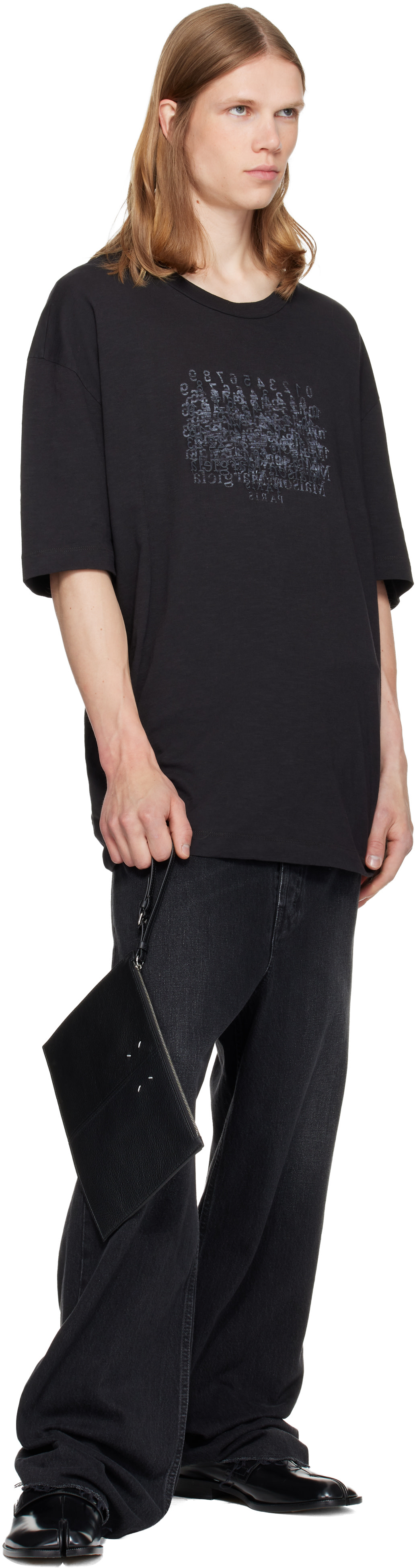 Maison Margiela - Black Calfskin Pouch