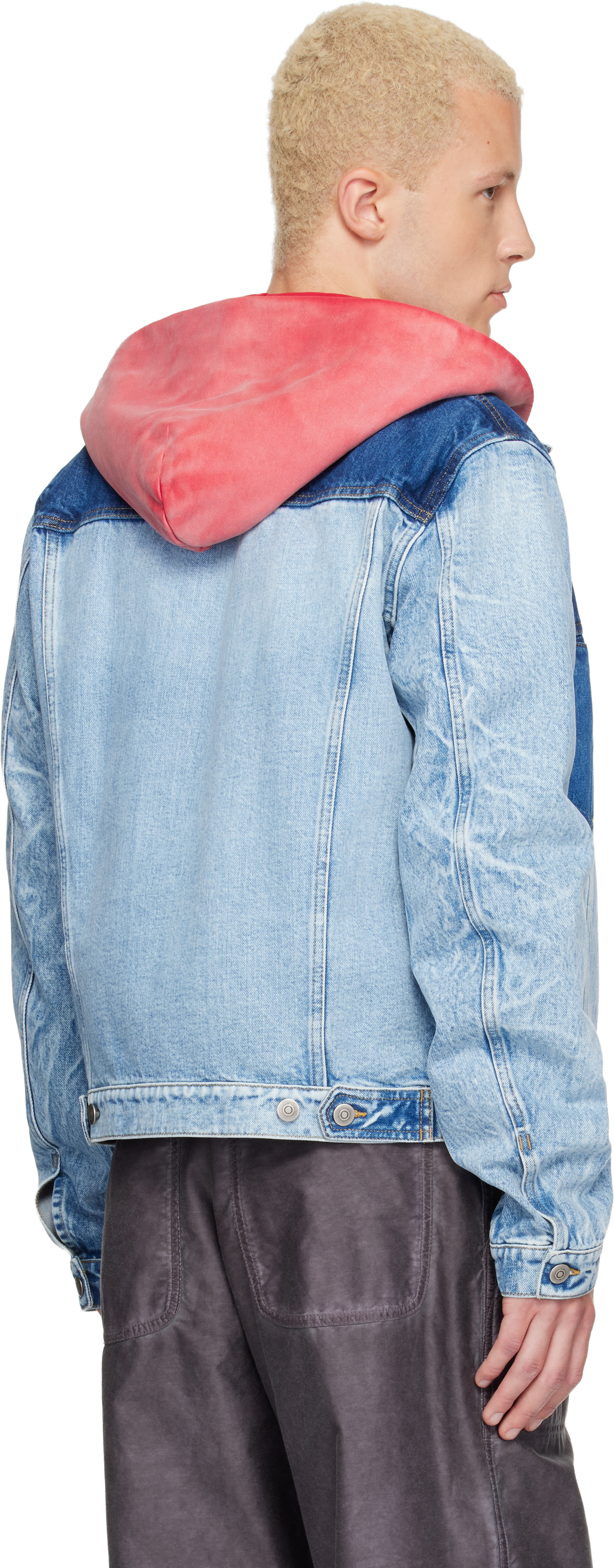 Maison Margiela - Blue Patchwork Denim Jacket