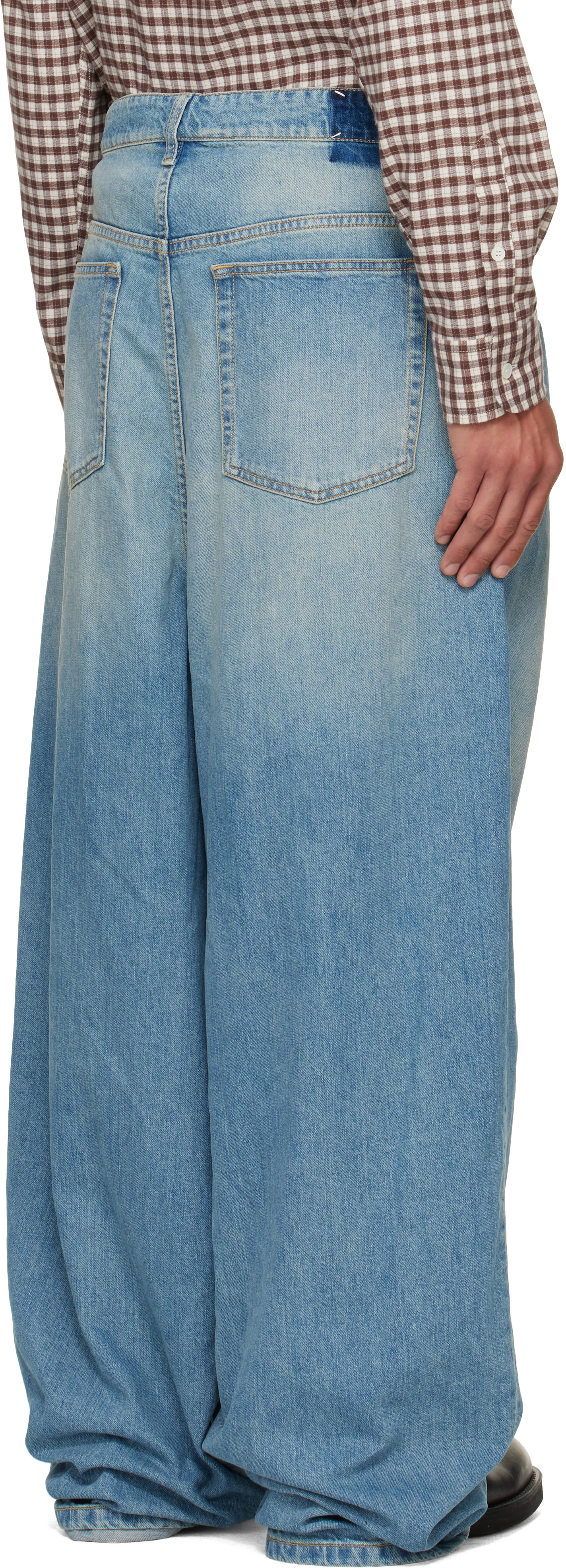 Maison Margiela - Blue Wrap Jeans