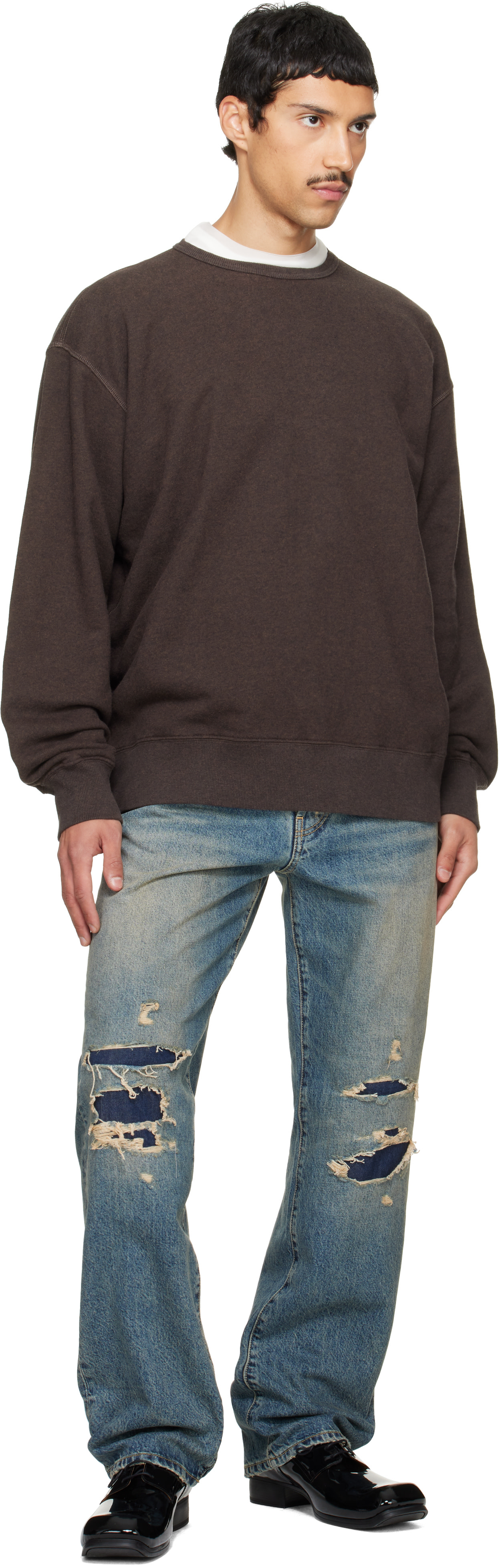 Maison Margiela - Blue Distressed Denim Jeans