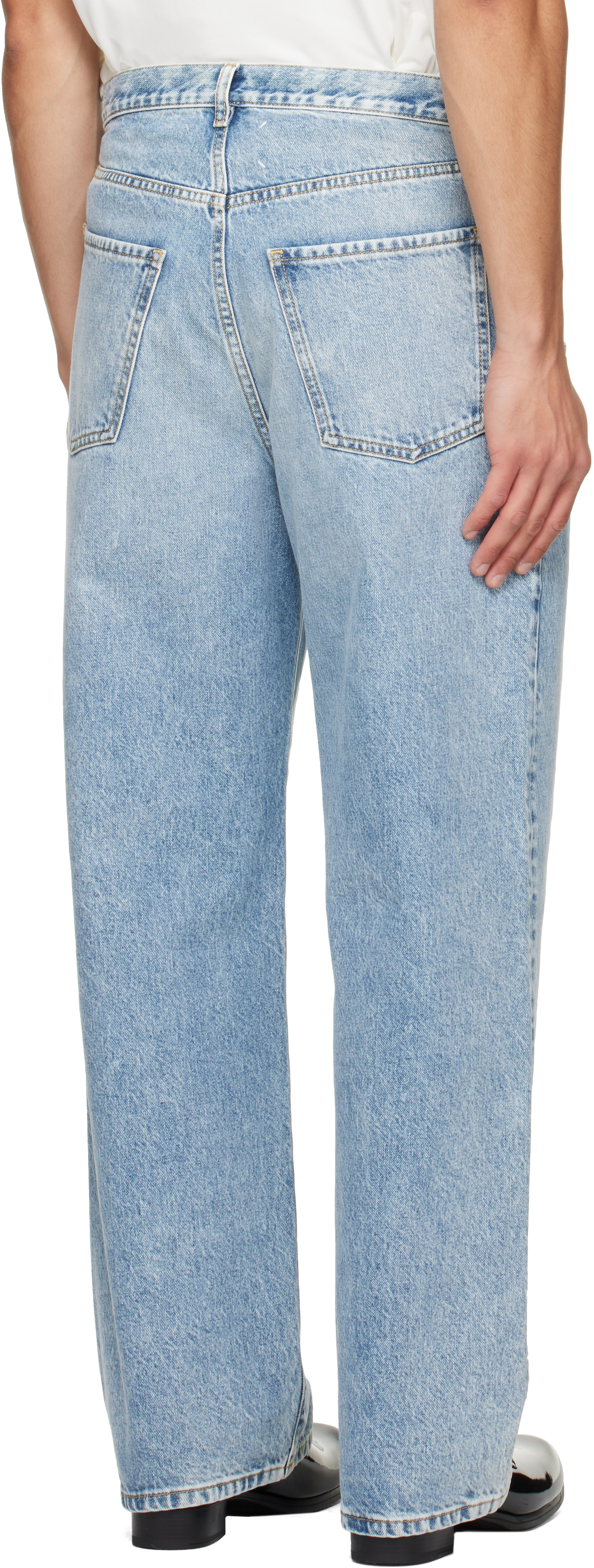 Maison Margiela - Blue Stone Bleached Denim Jeans