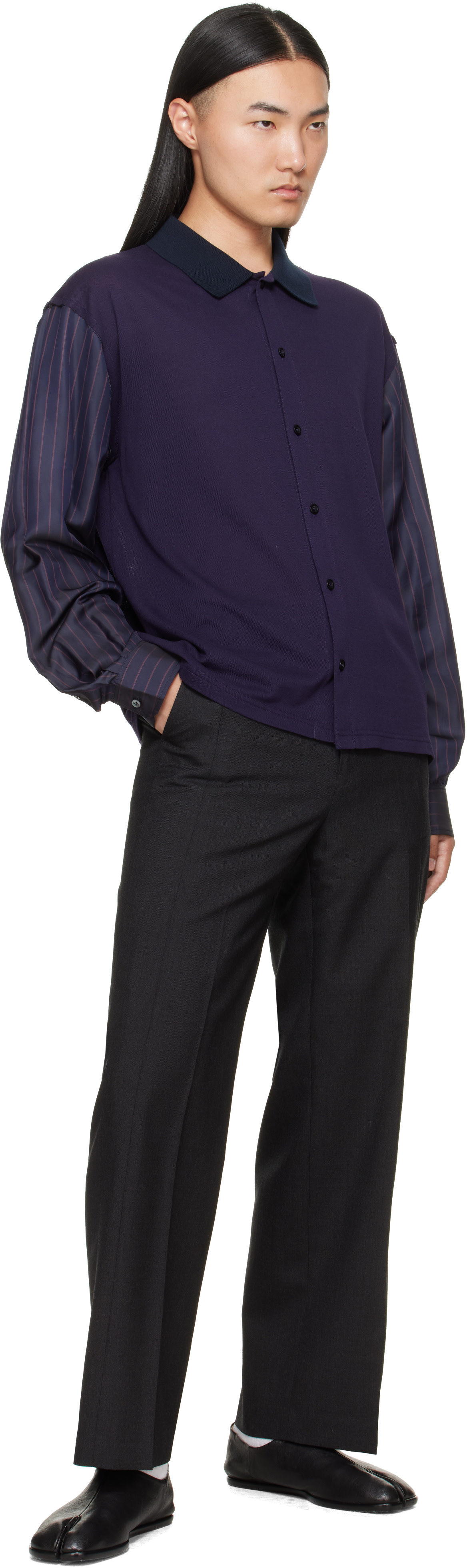 Maison Margiela - Gray Regular Tailored Trousers