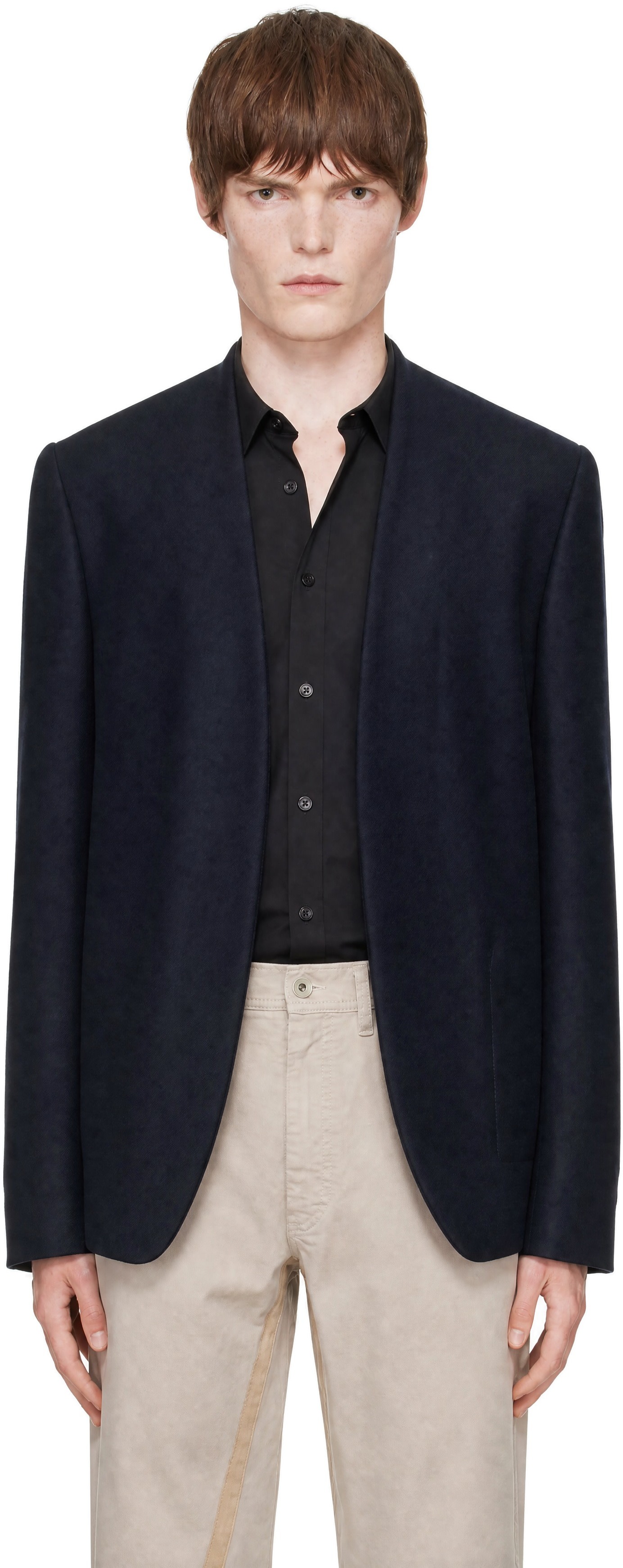 Maison Margiela - Navy Minimal Blazer