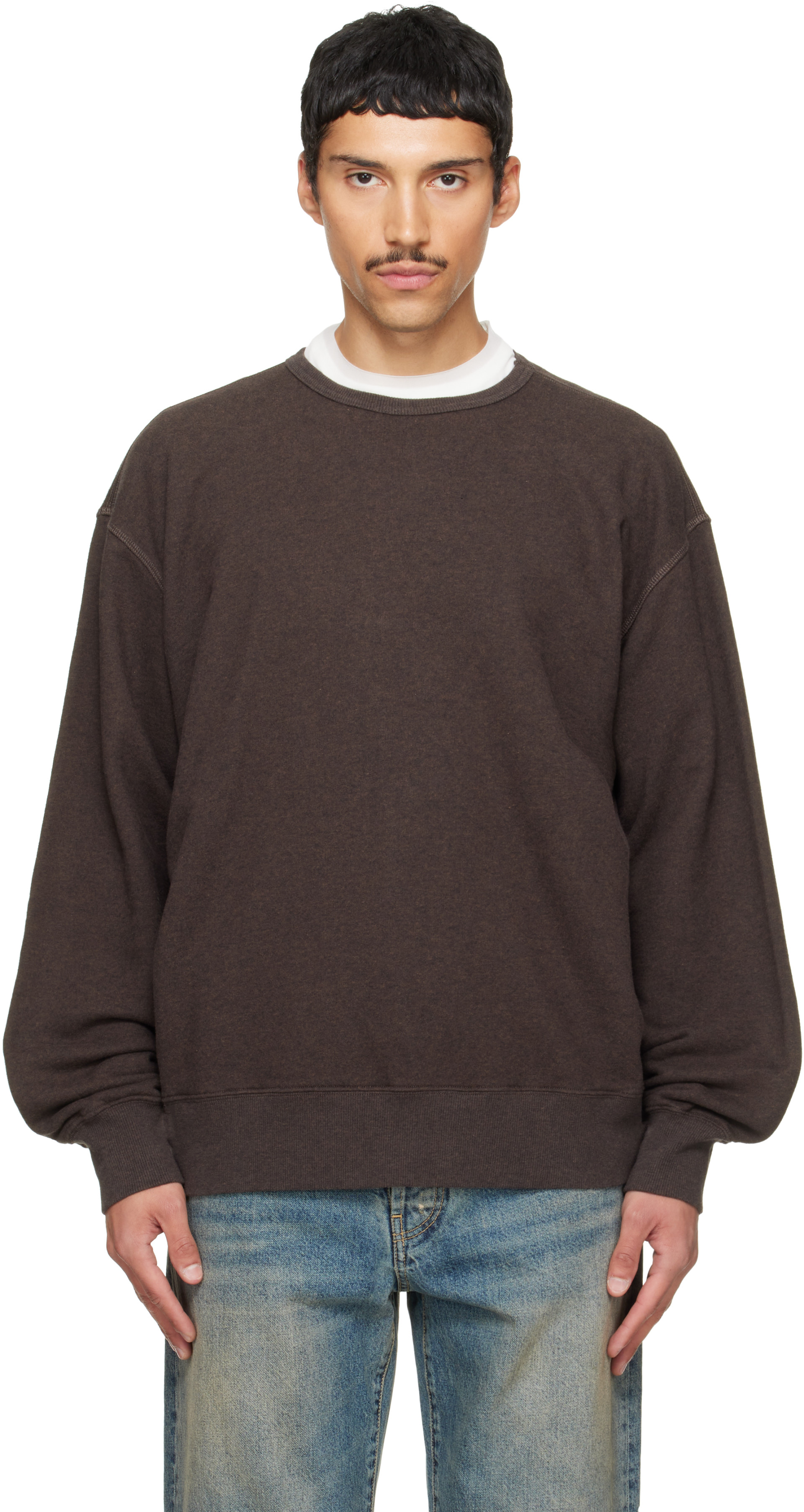 Maison Margiela - Brown Panel Sweatshirt