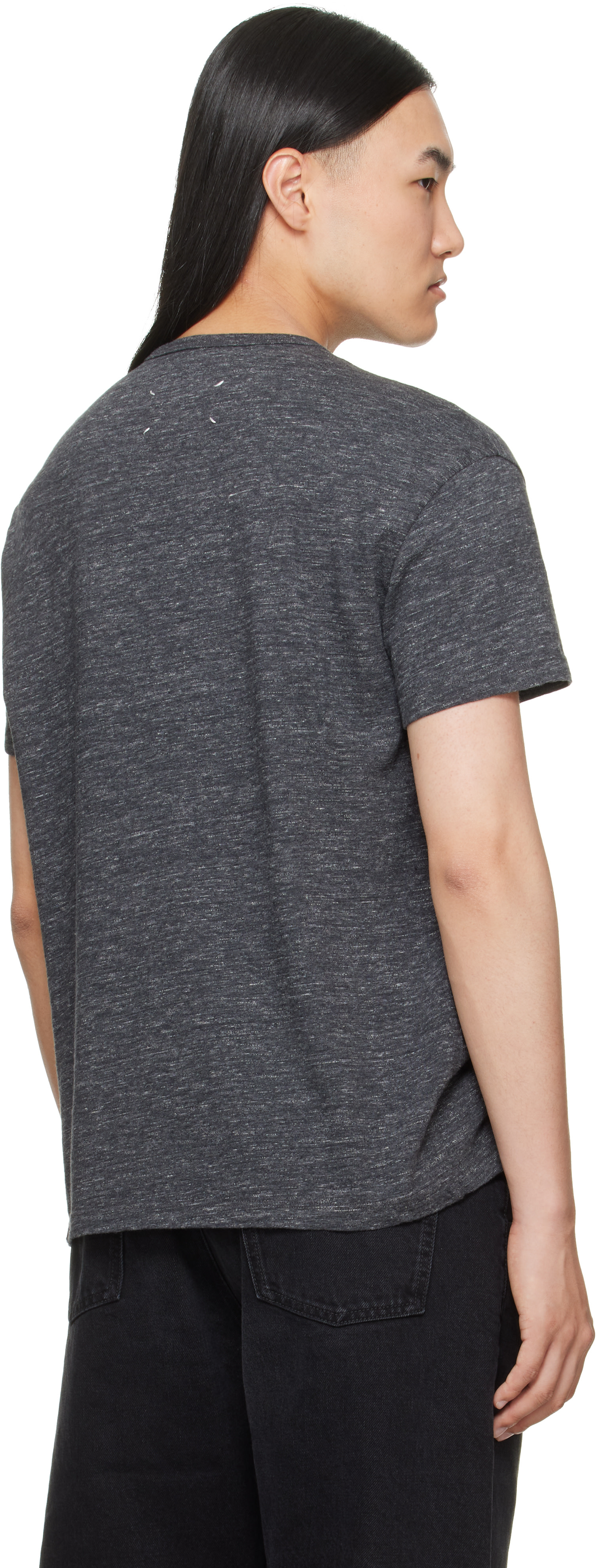 Maison Margiela: Gray Cotton T-shirt | SSENSE