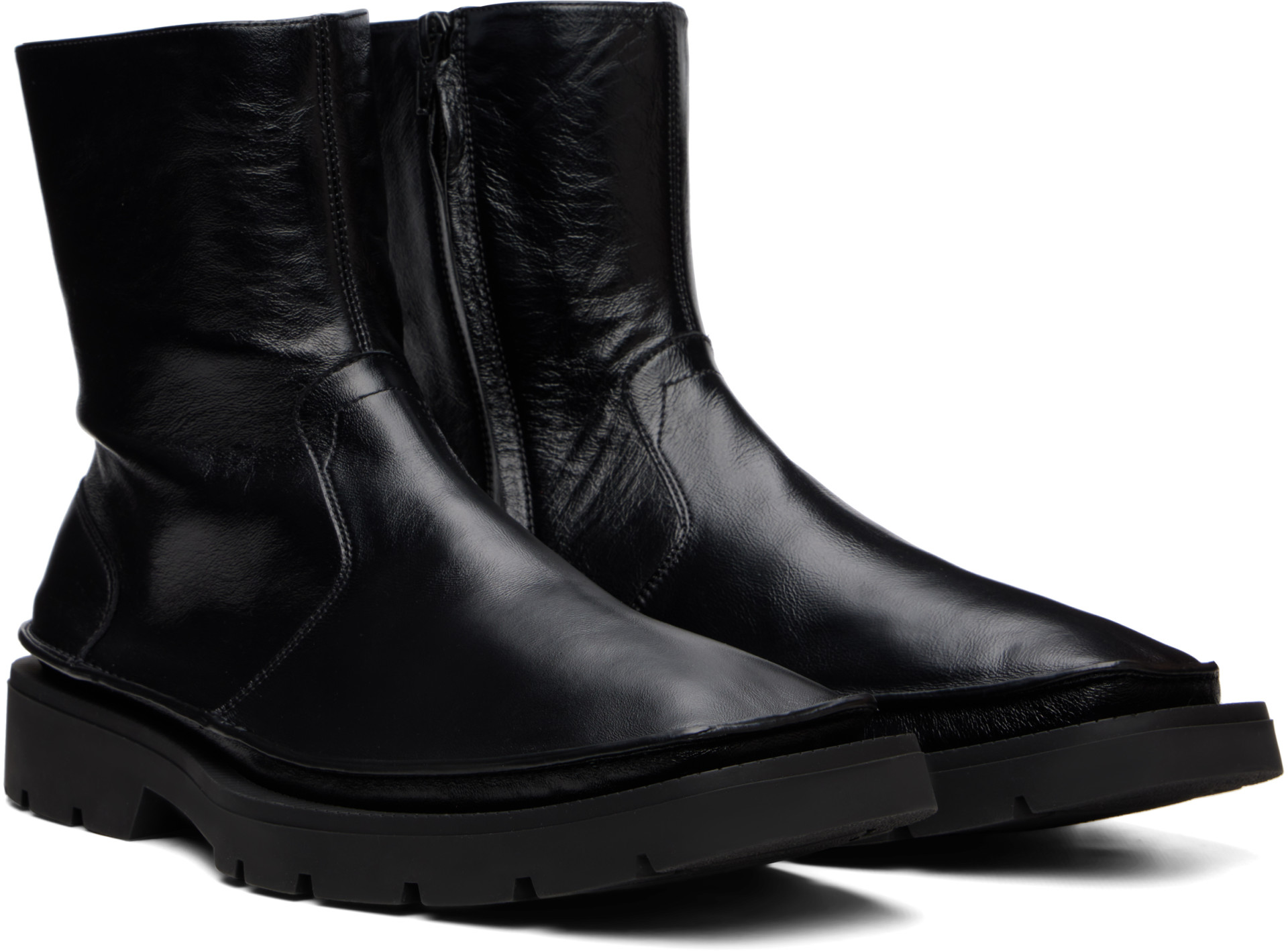 Maison Margiela - Black Level Ankle Boots