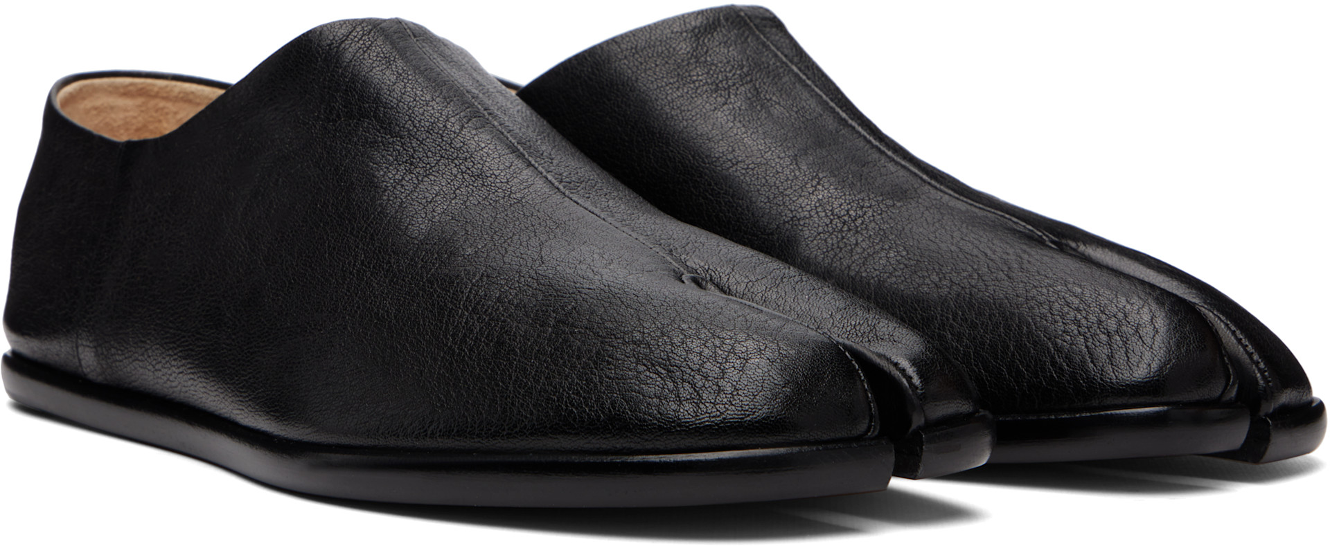 Maison Margiela - Black Tabi Babouche Loafers