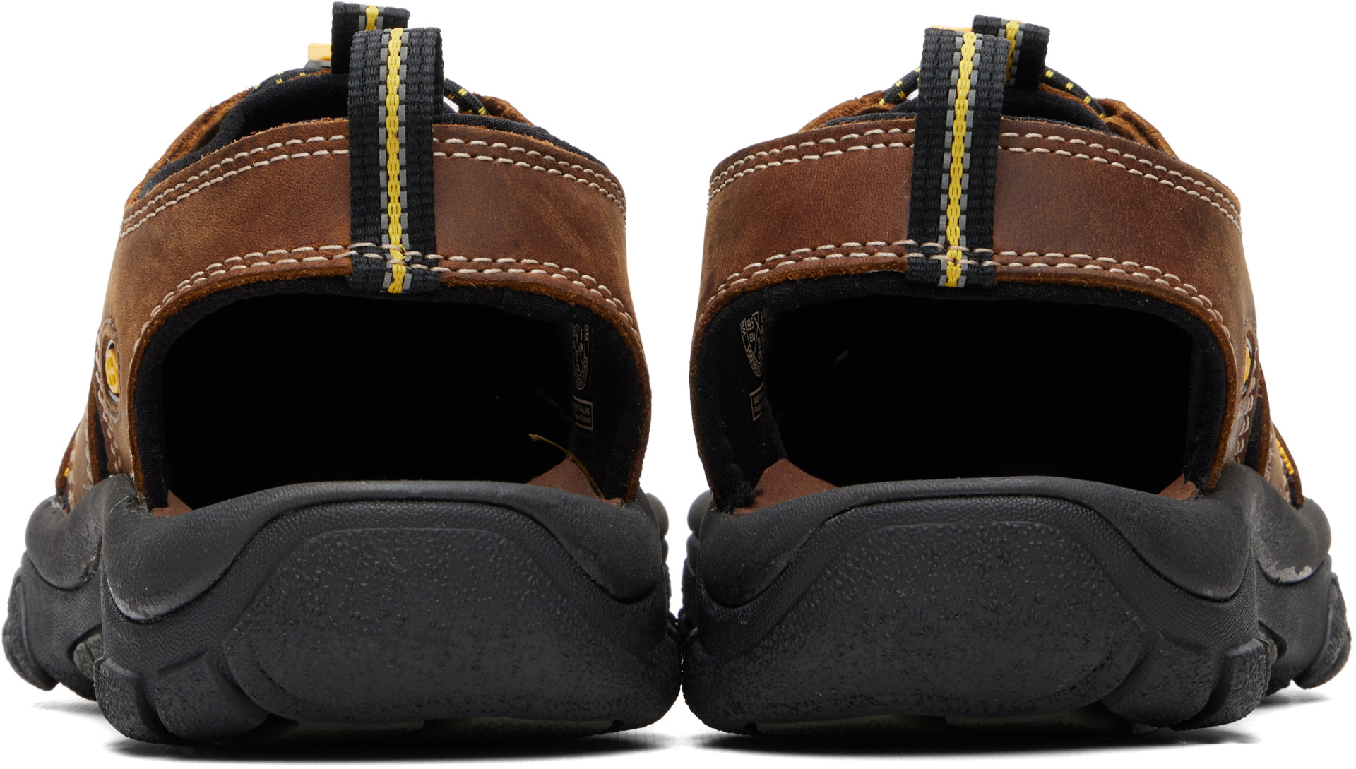 KEEN: Brown Newport Leather Sandals | SSENSE