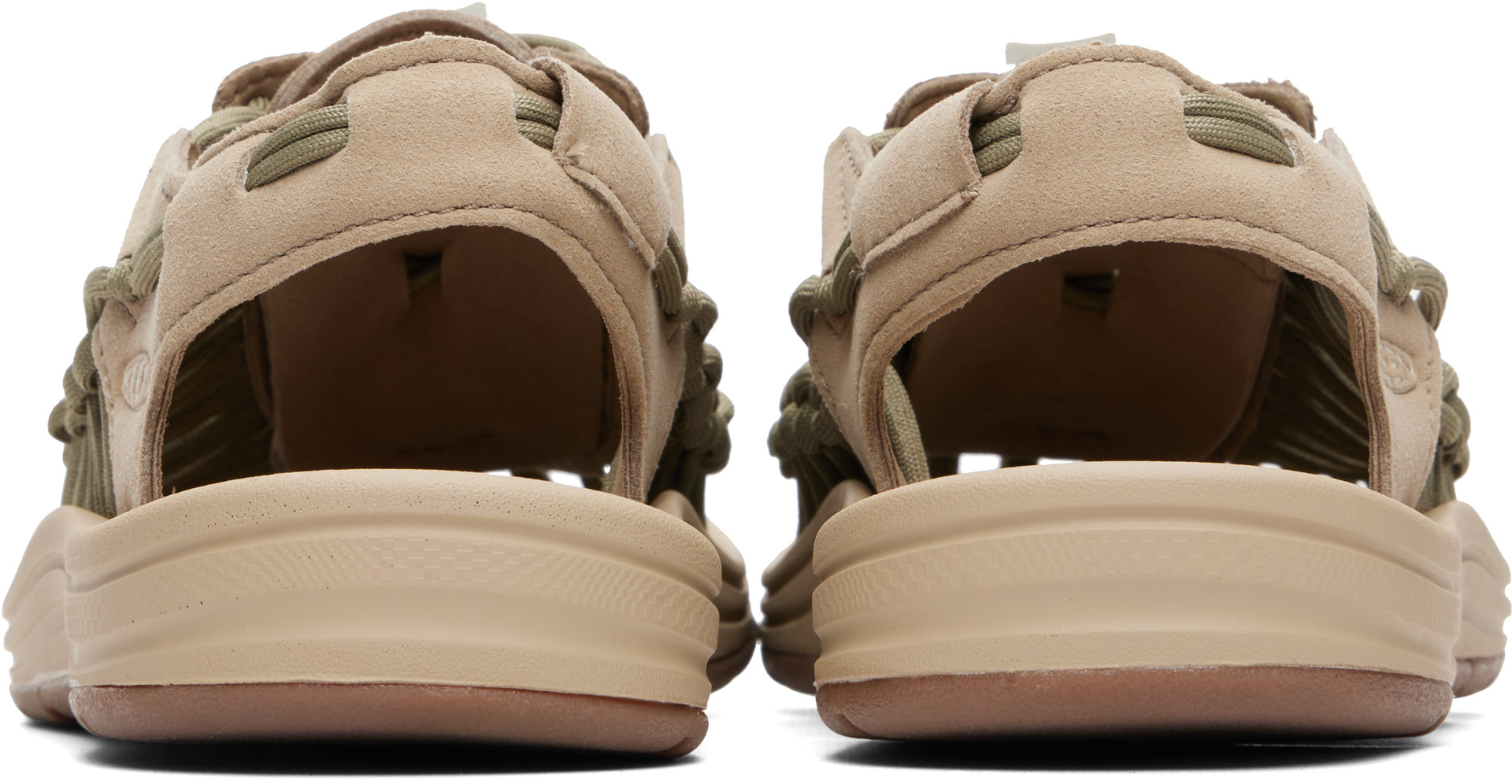 KEEN: グリーン＆ベージュ UNEEK サンダル | SSENSE 日本