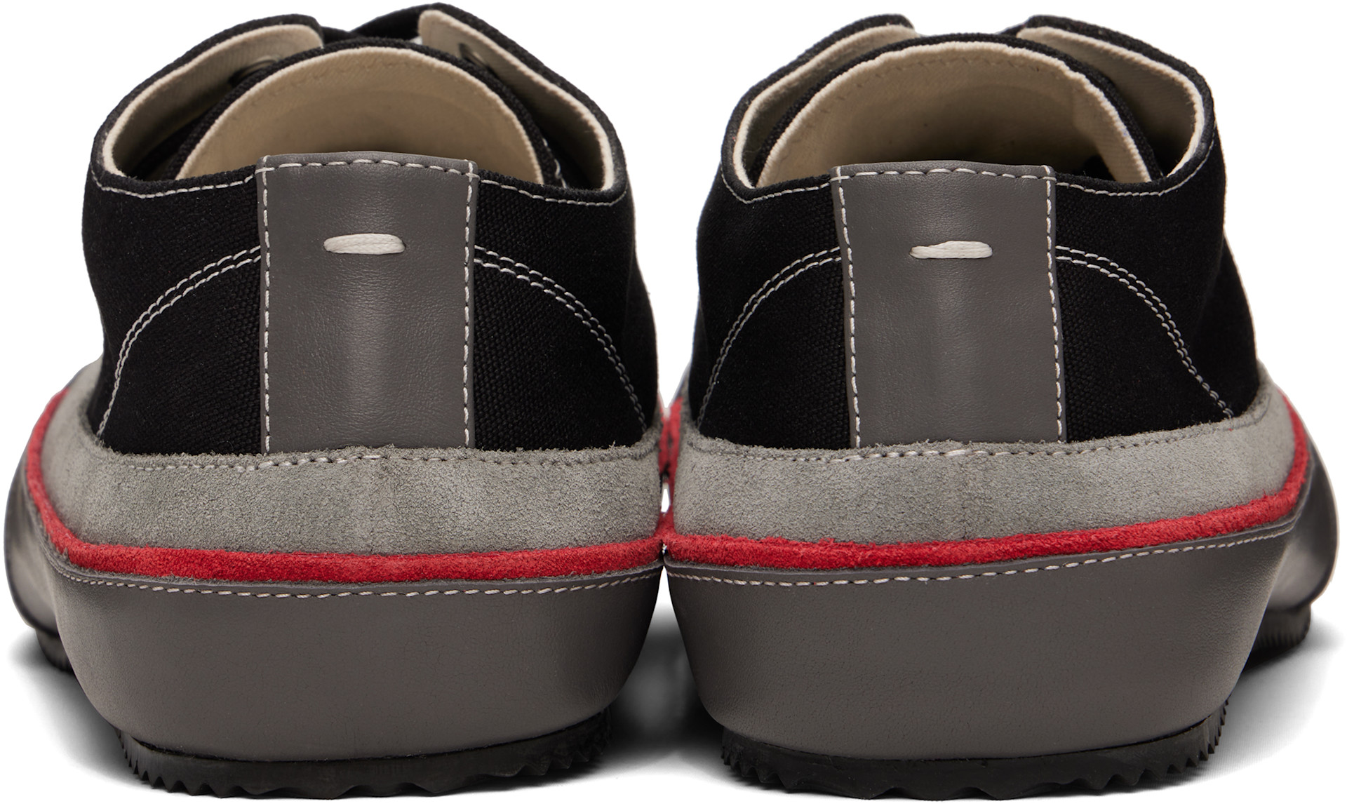 Maison Margiela: Black Traveler Sneakers | SSENSE