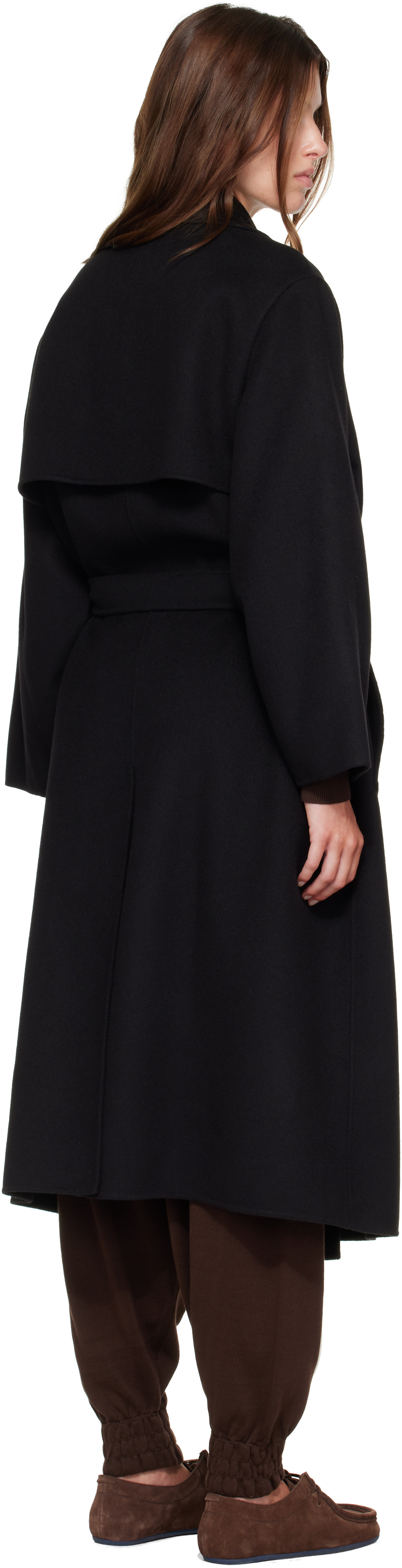 Weekend Max Mara: ブラック Operoso コート | SSENSE 日本