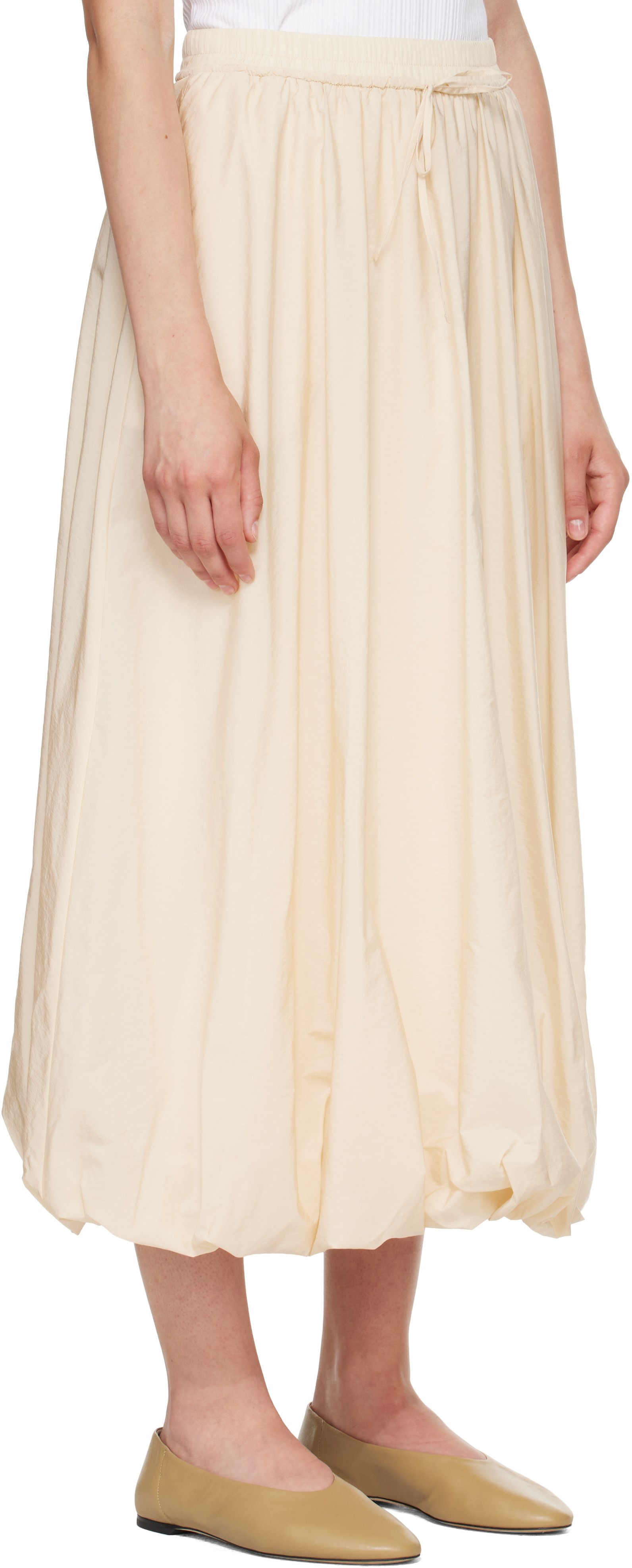 Weekend Max Mara - Jupe midi Ciurma blanc cassé